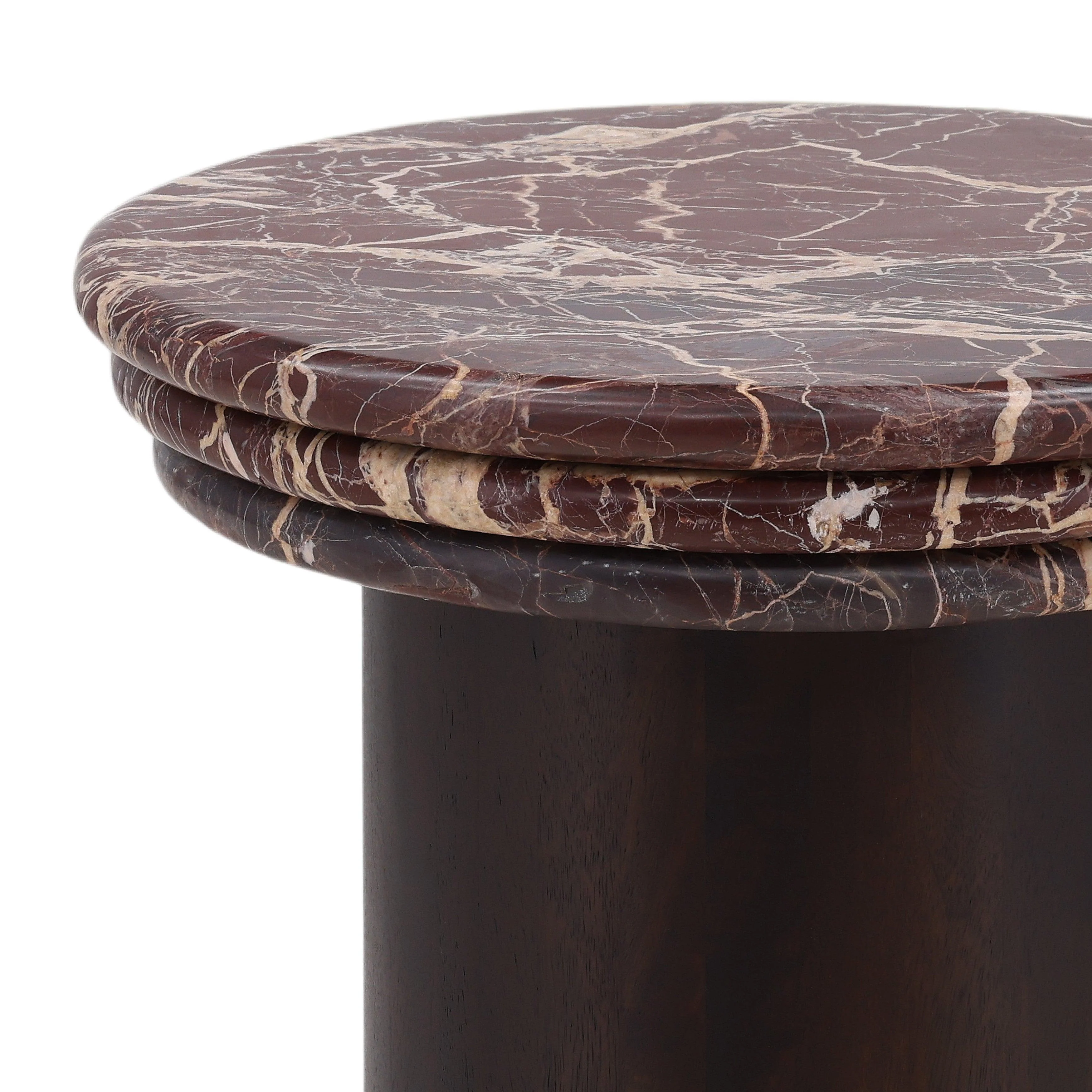Ayden End Table Dark Brown - Frankwebs
