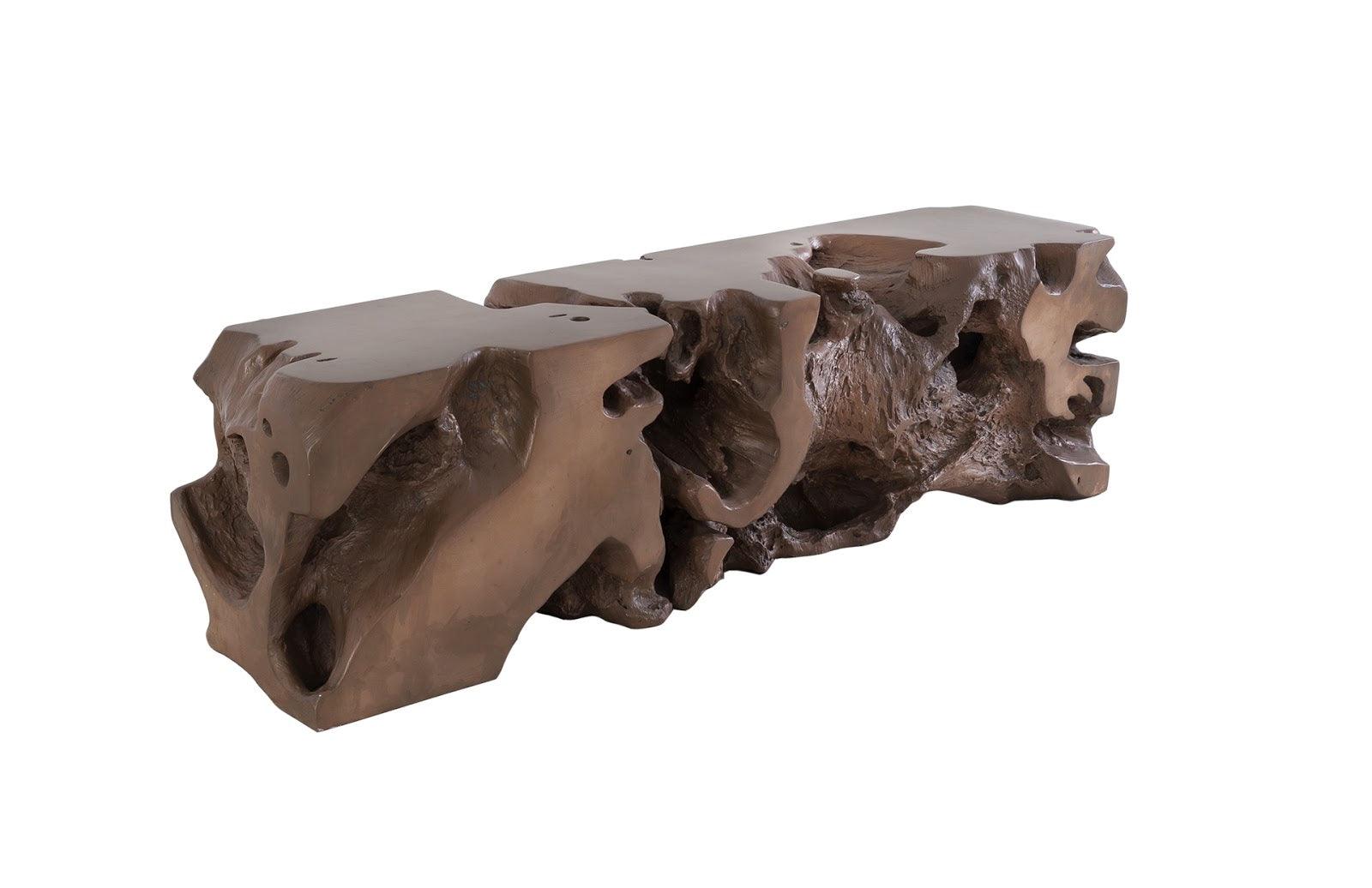 Freeform Bench, Bronze - Frankwebs