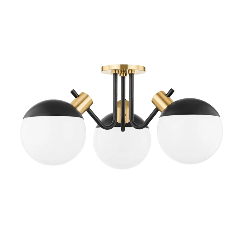MIRANDA 3 LIGHT SEMI FLUSH - Frankwebs