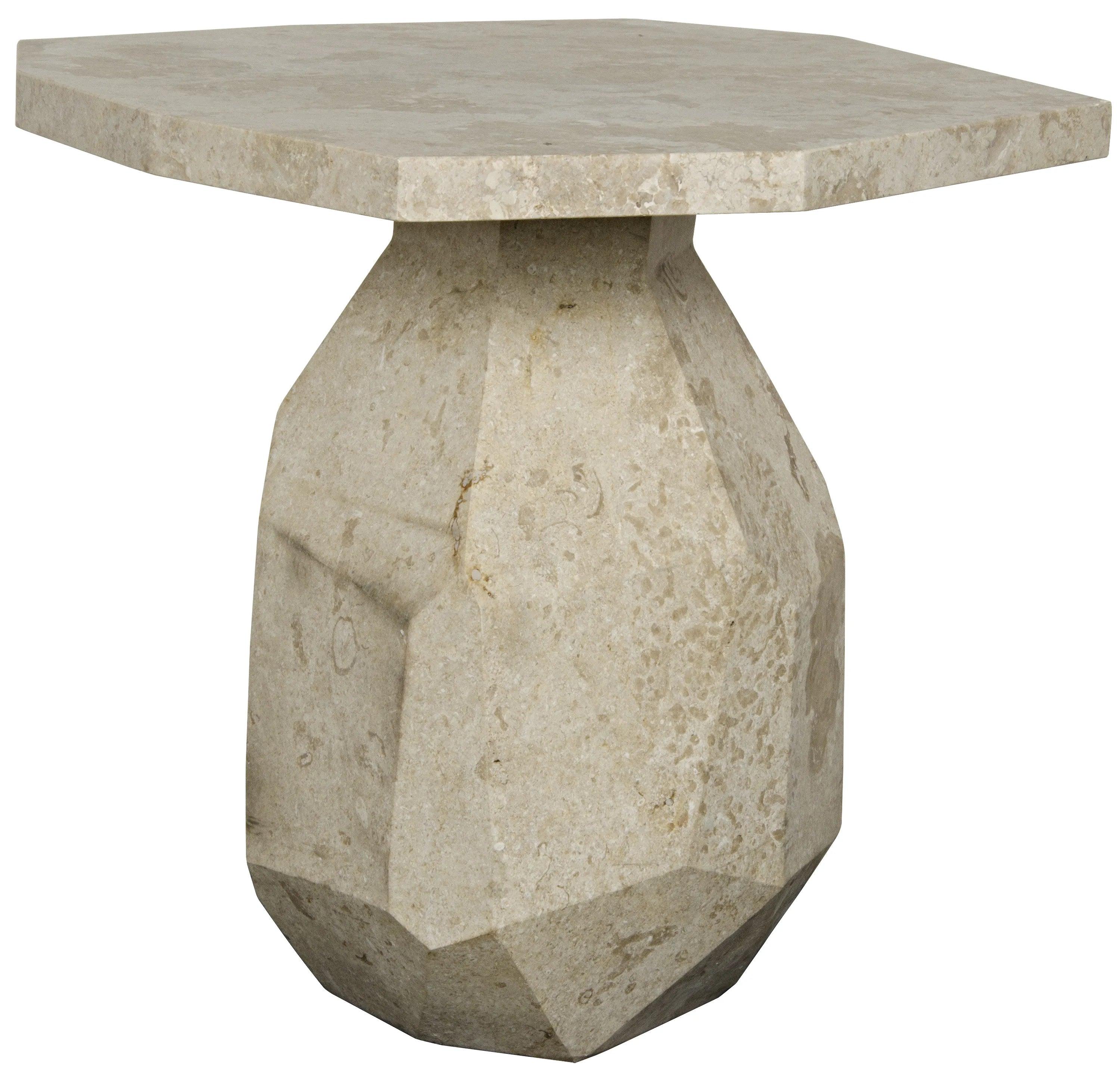 Polyhedron Side Table - Natural - Frankwebs