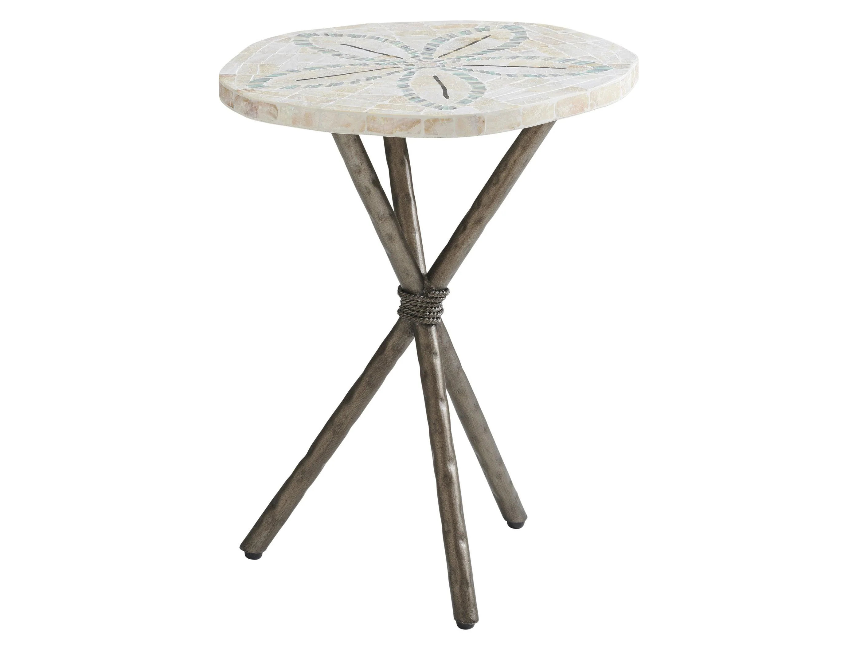 Ocean Breeze Sand Dollar End Table - Frankwebs