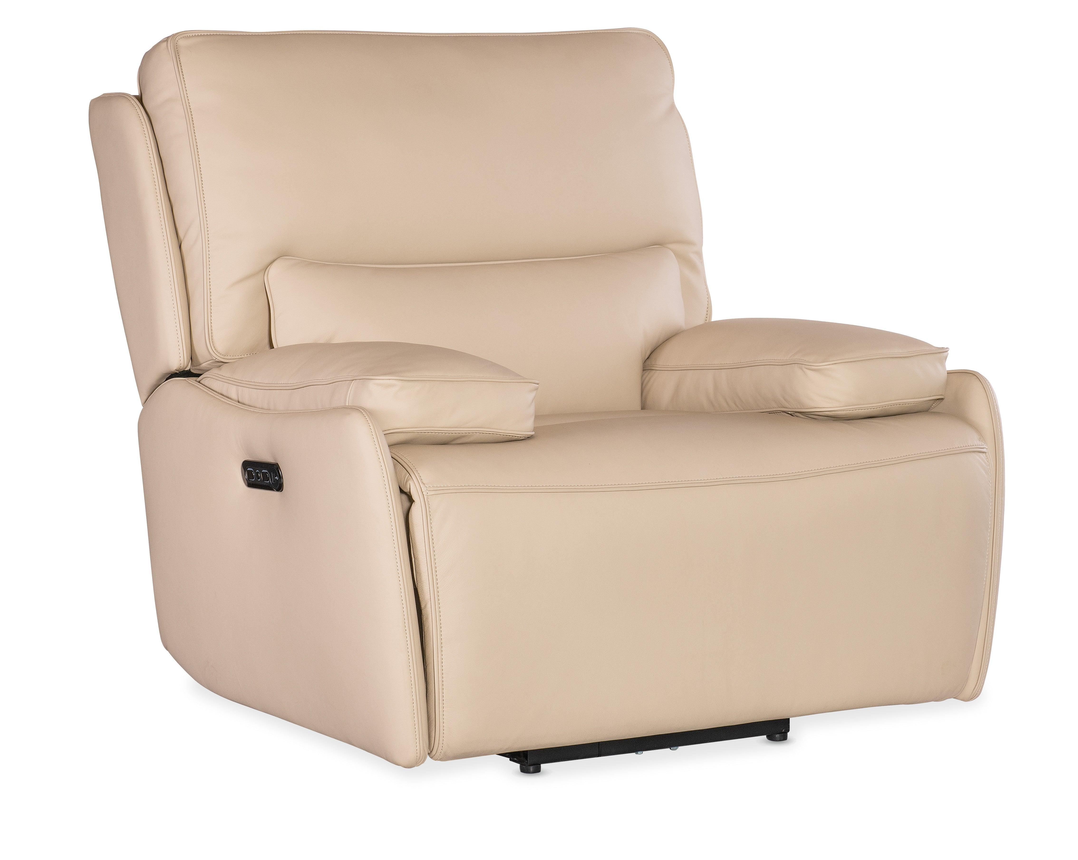 Kramer Zero Gravity Power Recliner w/ Power Headrest - Beige - Frankwebs