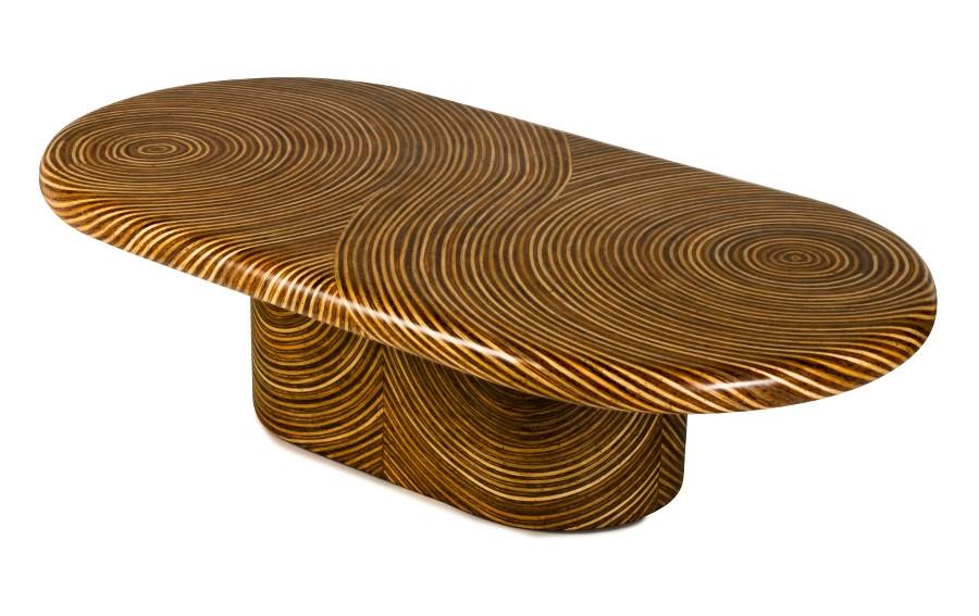 Showtime Ribbon Cocktail Table, Oval - Frankwebs