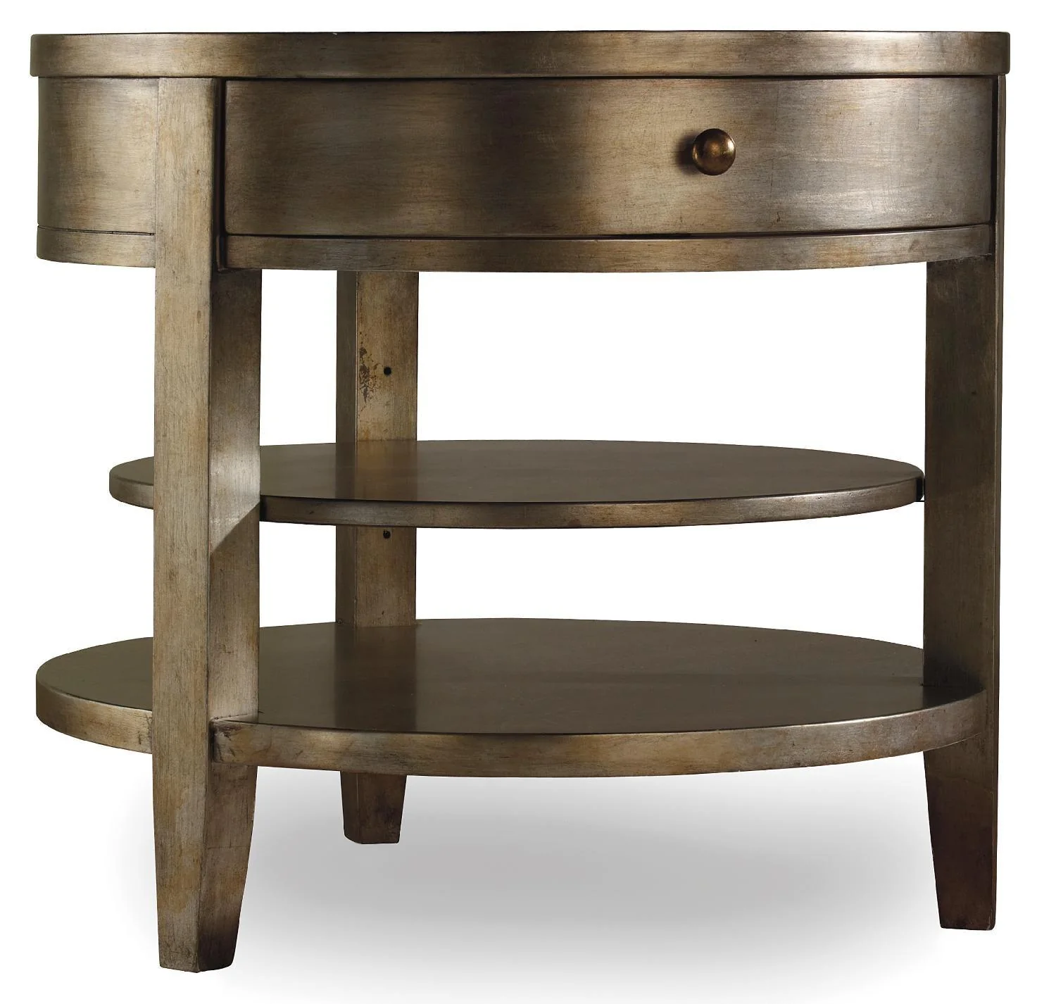Sanctuary One-Drawer Round Lamp Table - Visage - Frankwebs