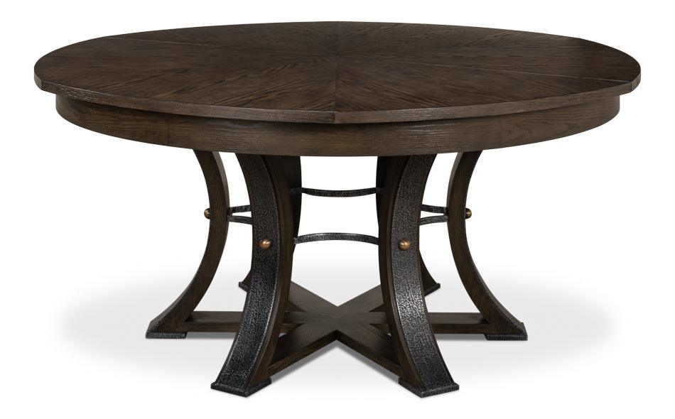Tower Jupe Dining Table - Lg Artisan Grey - Frankwebs