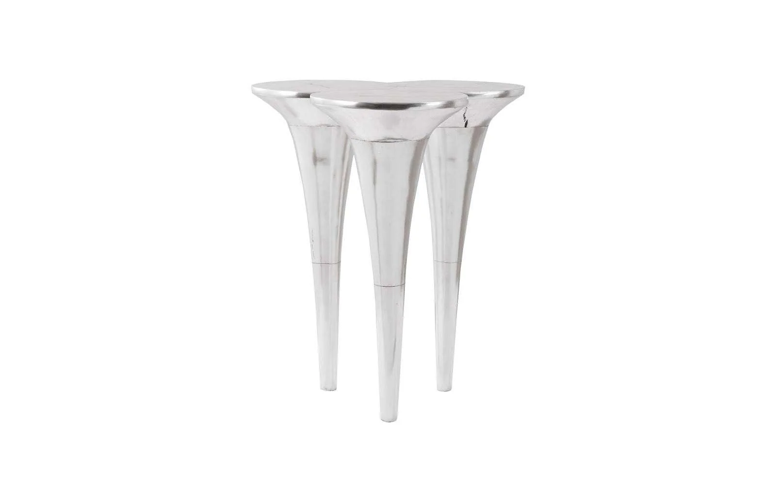 Marley Bar Table, Silver Leaf - Frankwebs