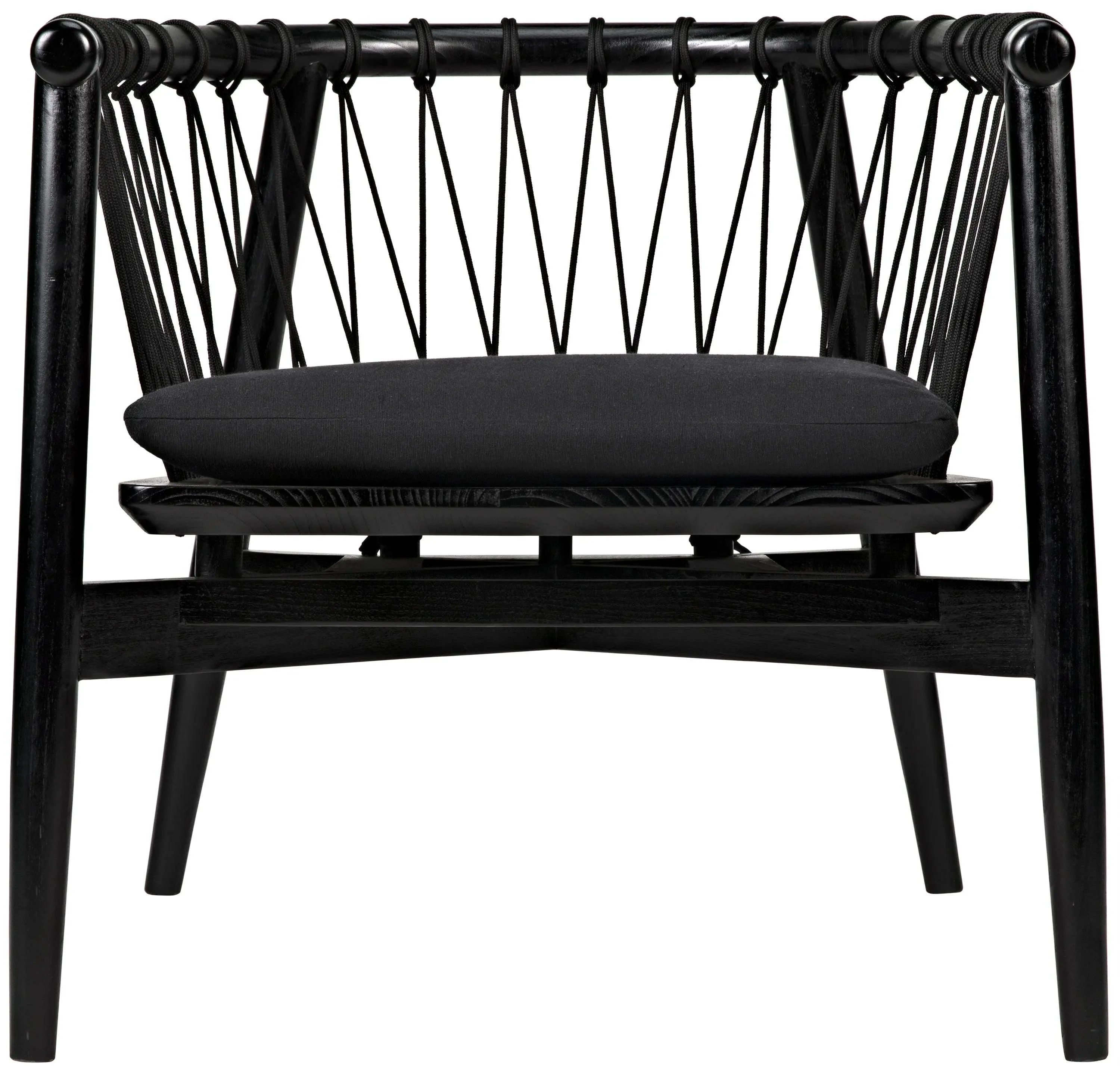 Hector Chair, Charcoal Black - Frankwebs