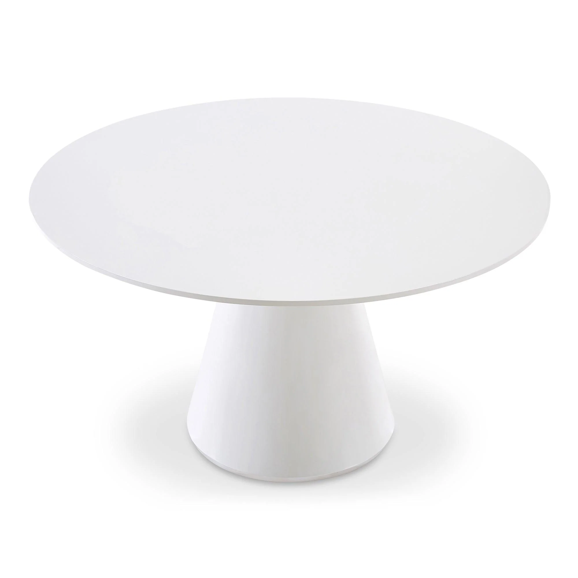 Otago Dining Table 54In Round White - Frankwebs