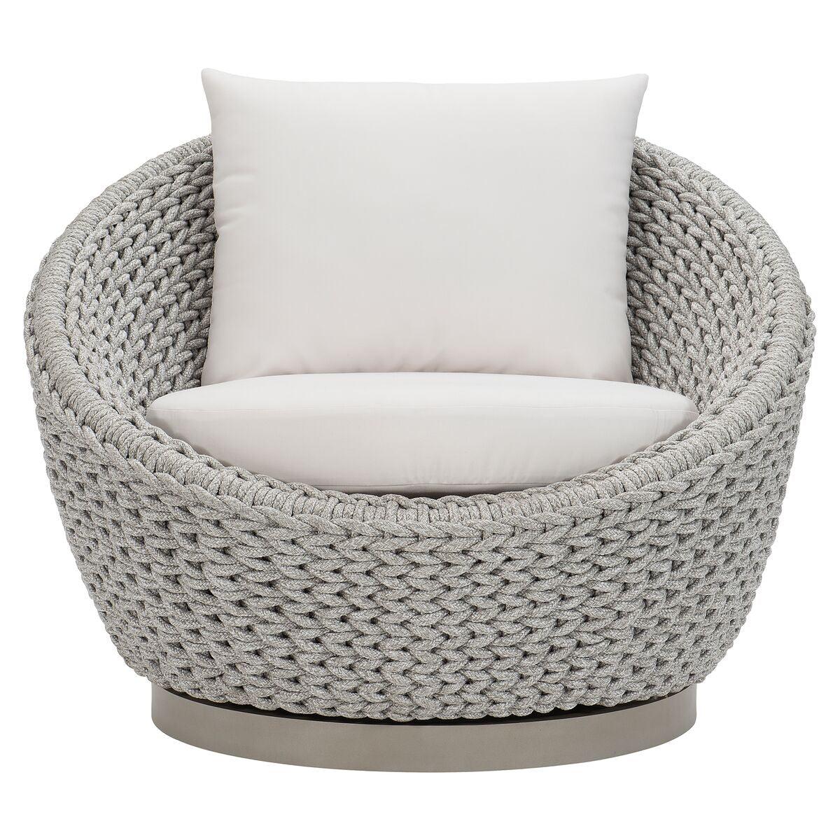 SAVAII SWIVEL CHAIR ROPE WEAVE - Frankwebs