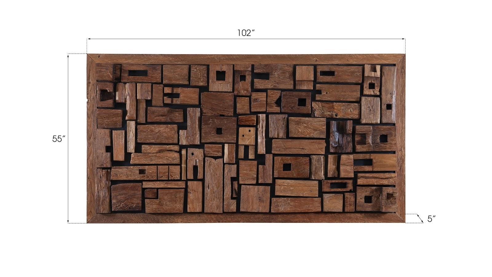 Asken Wall Art, Wood, LG - Frankwebs