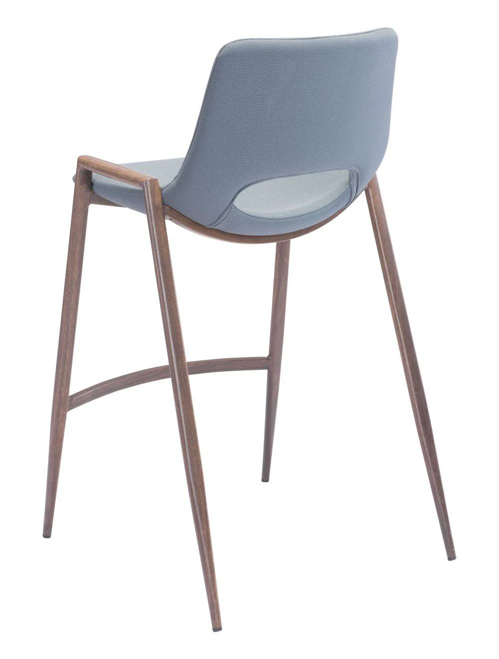 Desi Counter Chair (Set of 2) Gray & Walnut - Frankwebs