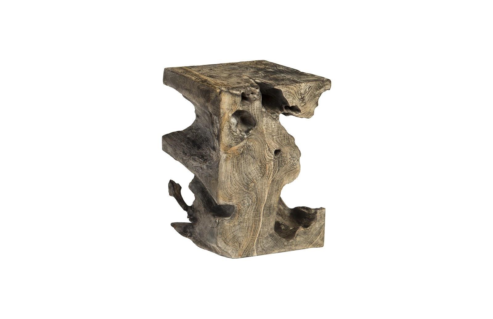 Black Wash Stool, Square - Frankwebs