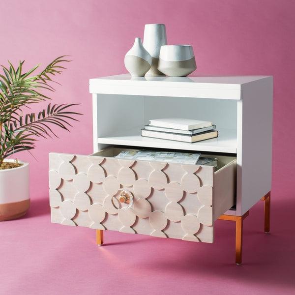 SYLVIE 1 DRAWER SIDE TABLE - Frankwebs