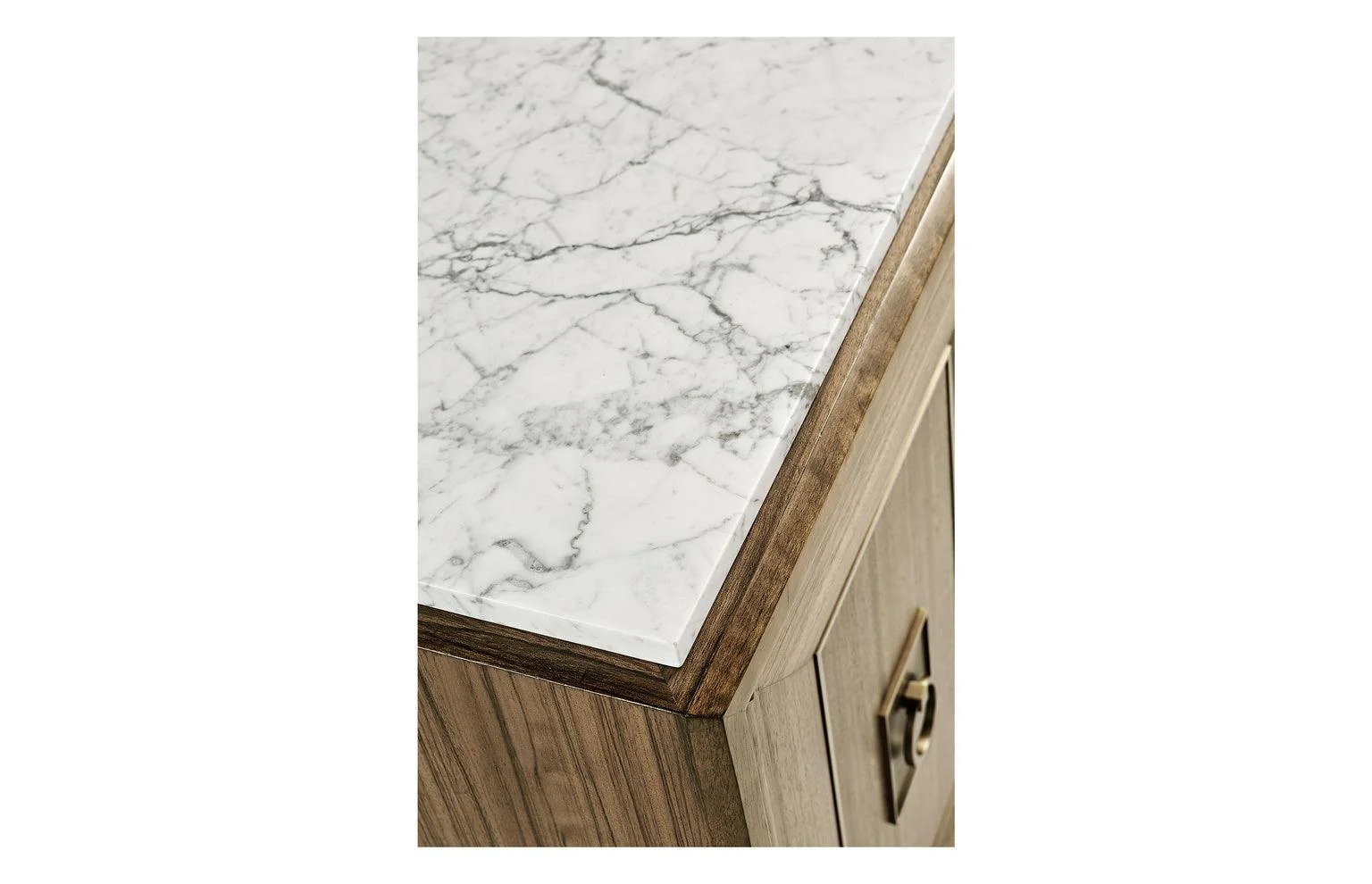 Hamilton White Marble Credenza - Frankwebs