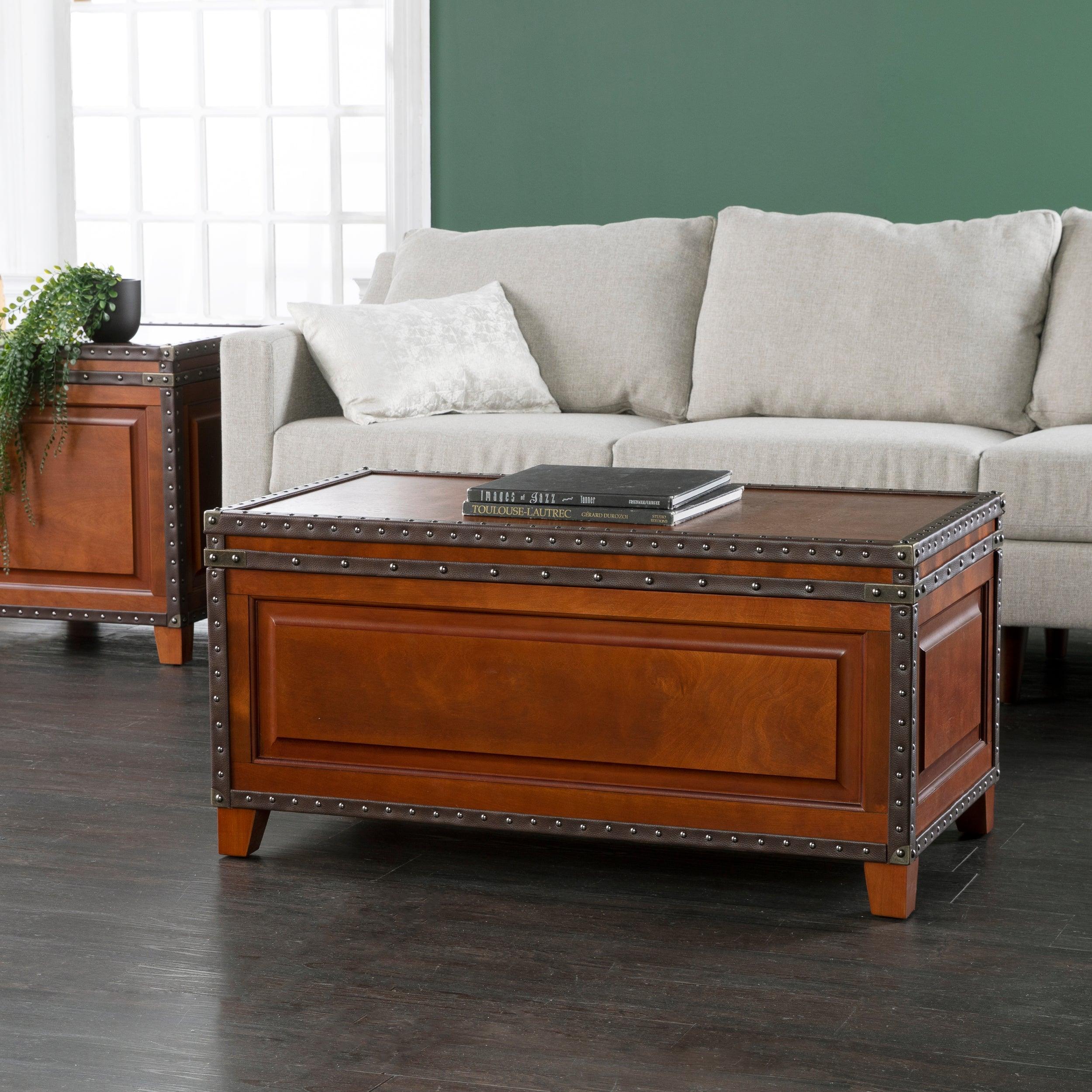 Amherst Trunk Coffee Table w/ Storage - Frankwebs