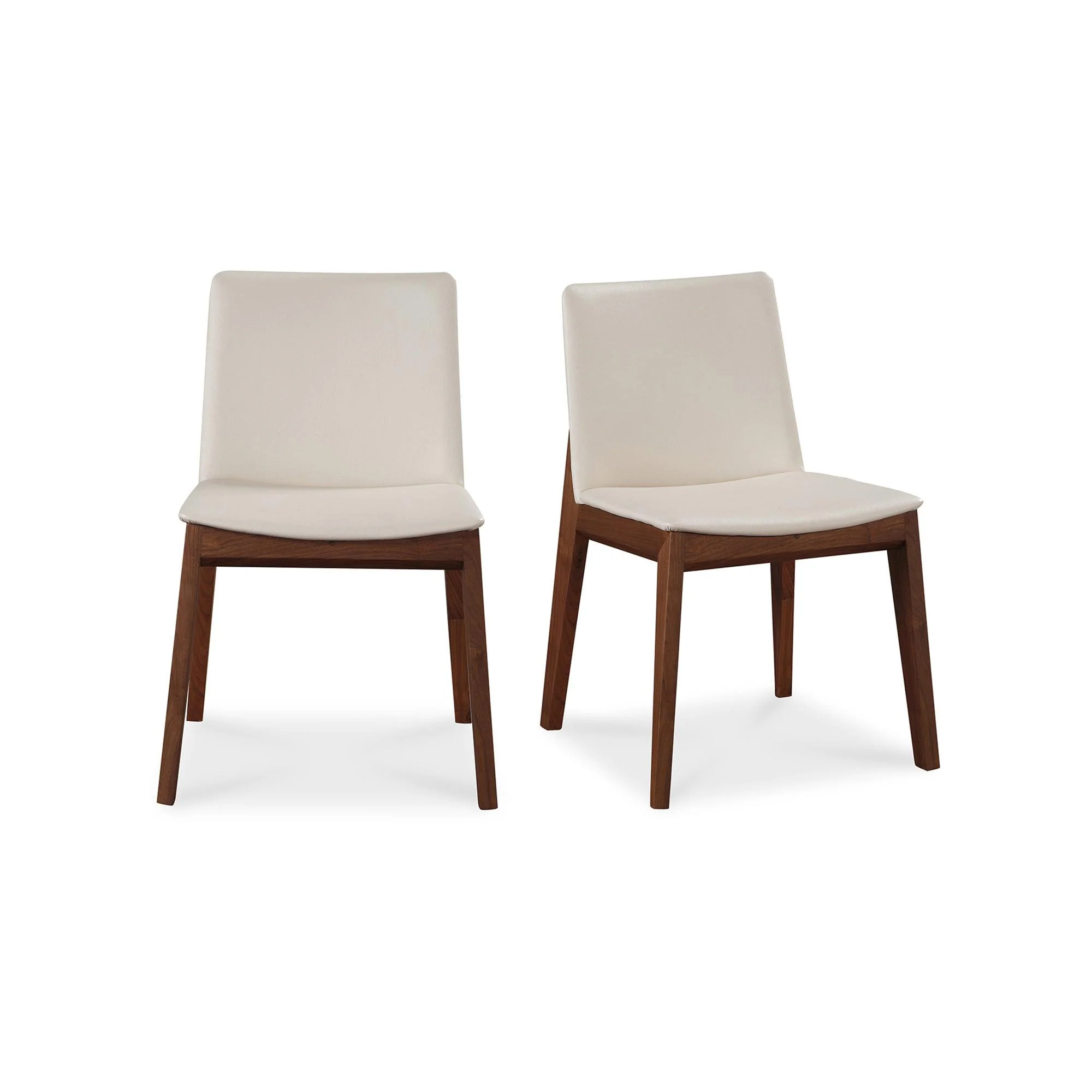 Deco Dining Chair White Pvc - Set Of Two - Frankwebs