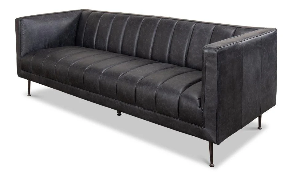Lexington Sofa Nottinghill Grey Leather - Frankwebs