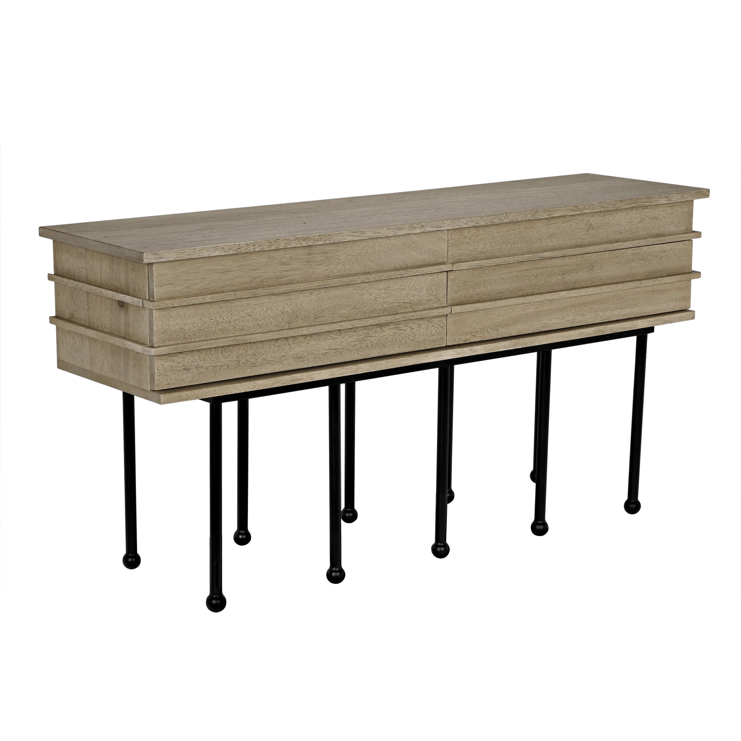 Oliver Console, Washed Walnut - Frankwebs