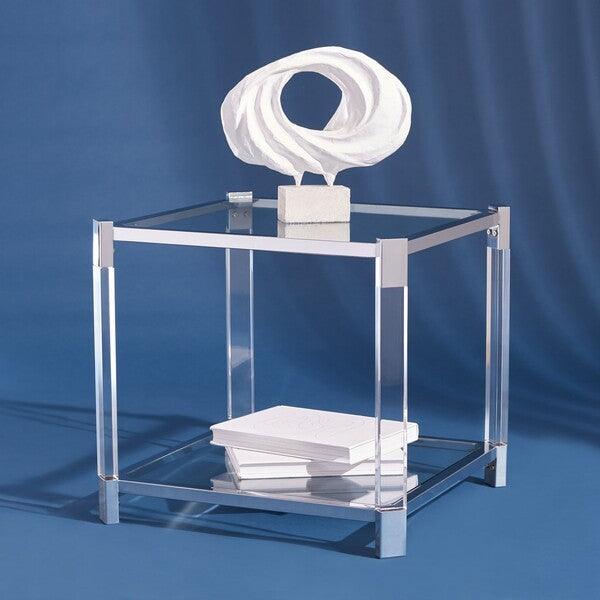 GIANNA ACRYLIC END TABLE - Frankwebs