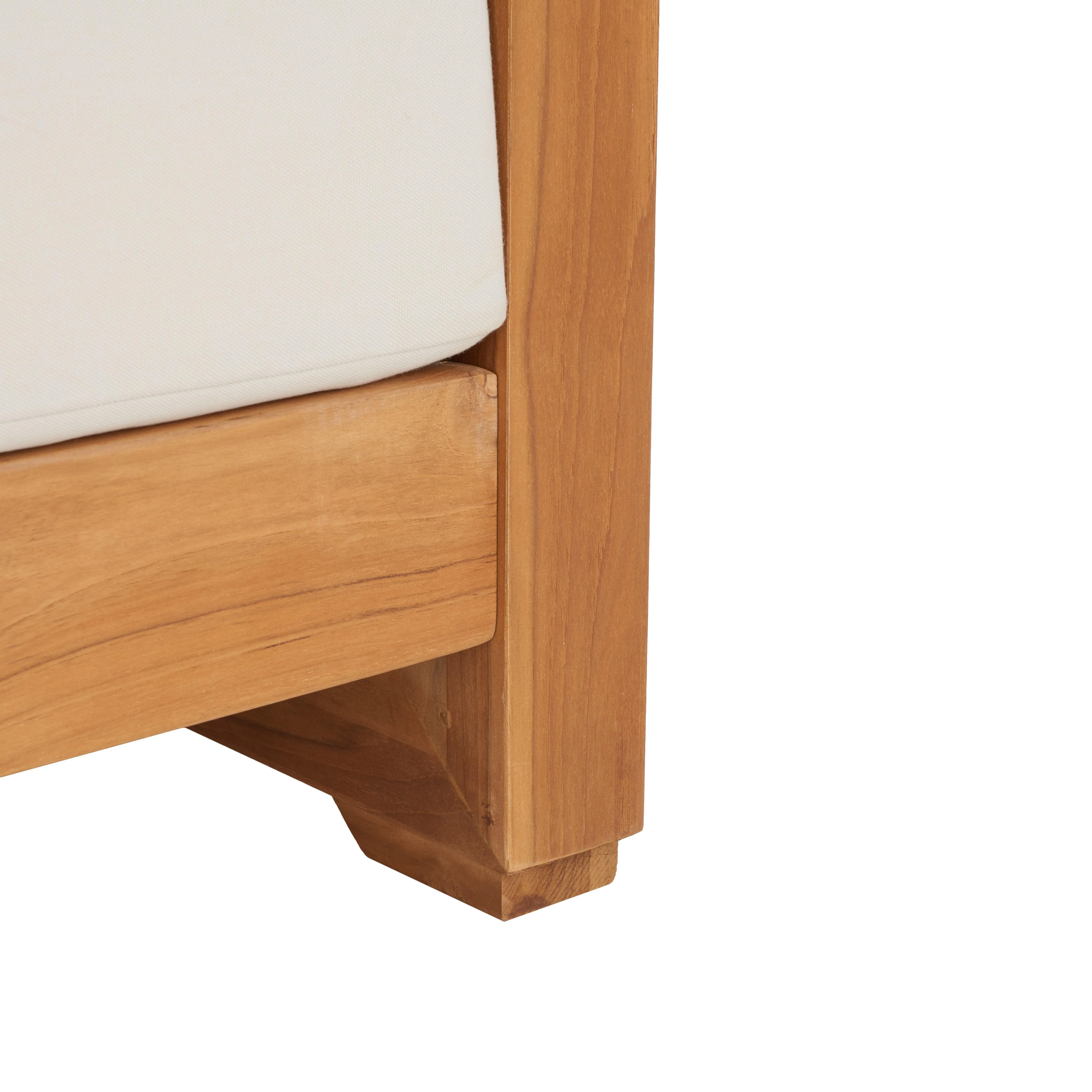 ANDROS BRAZILIAN TEAK PATIO SOFA - Frankwebs