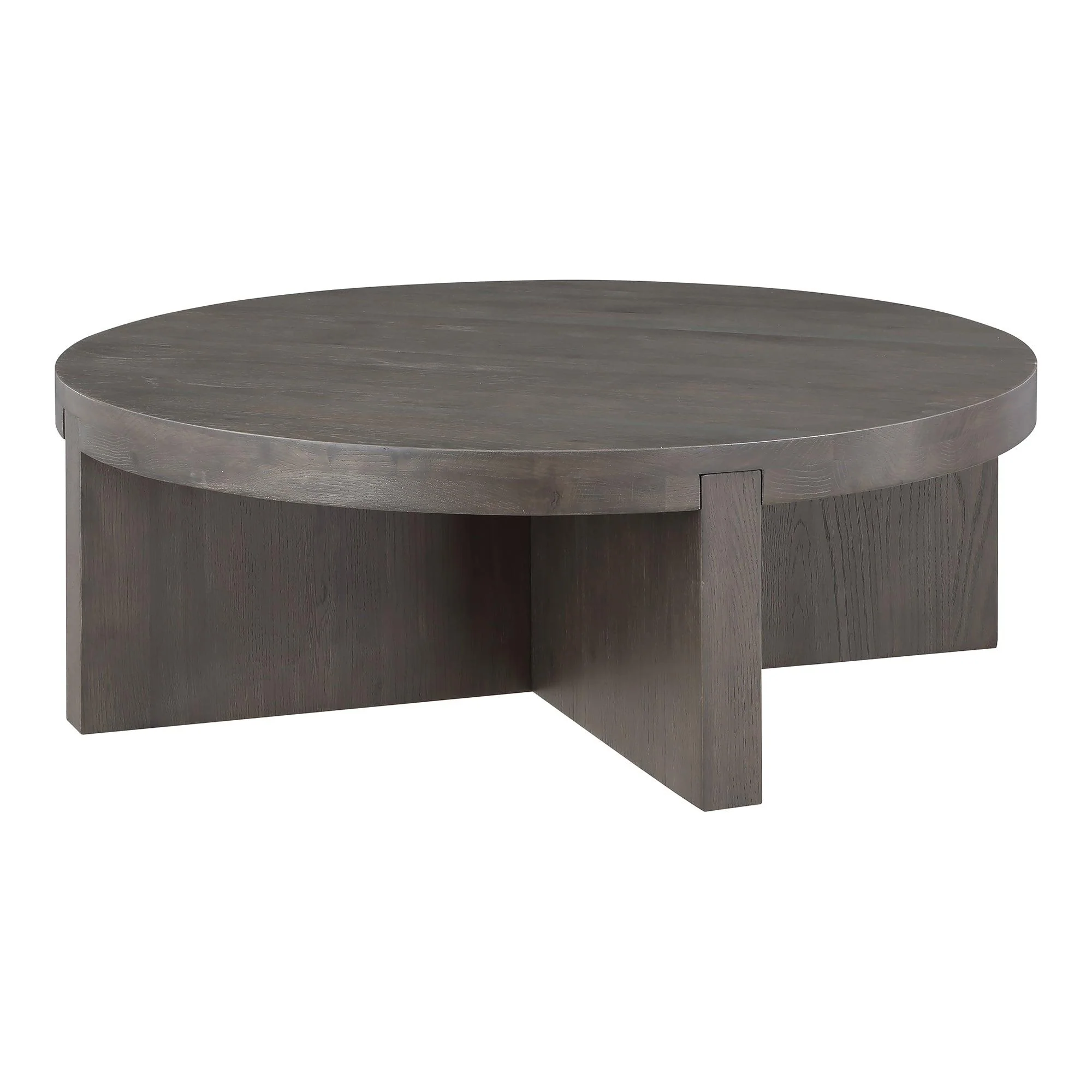 Folke Round Coffee Table Dark Brown - Frankwebs
