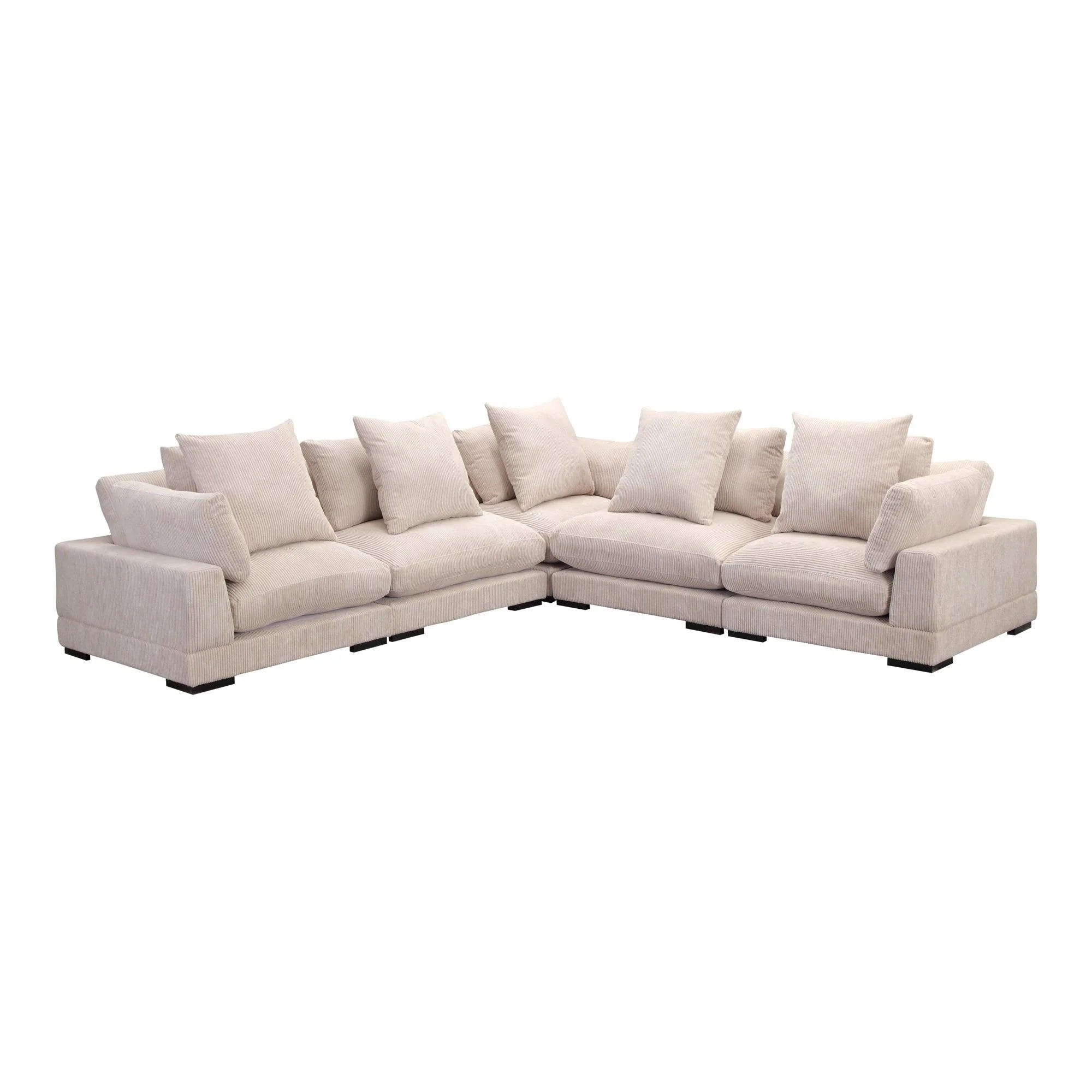 Tumble Classic L Modular Sectional Cappuccino - Frankwebs