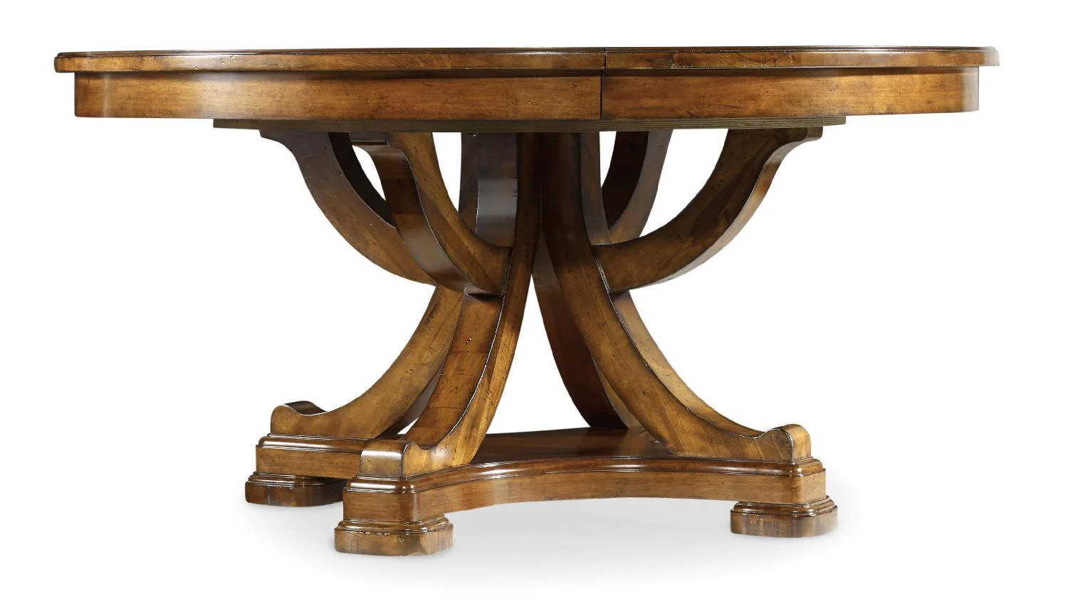 Tynecastle Round Pedestal Dining Table with One 18'' Leaf - Frankwebs