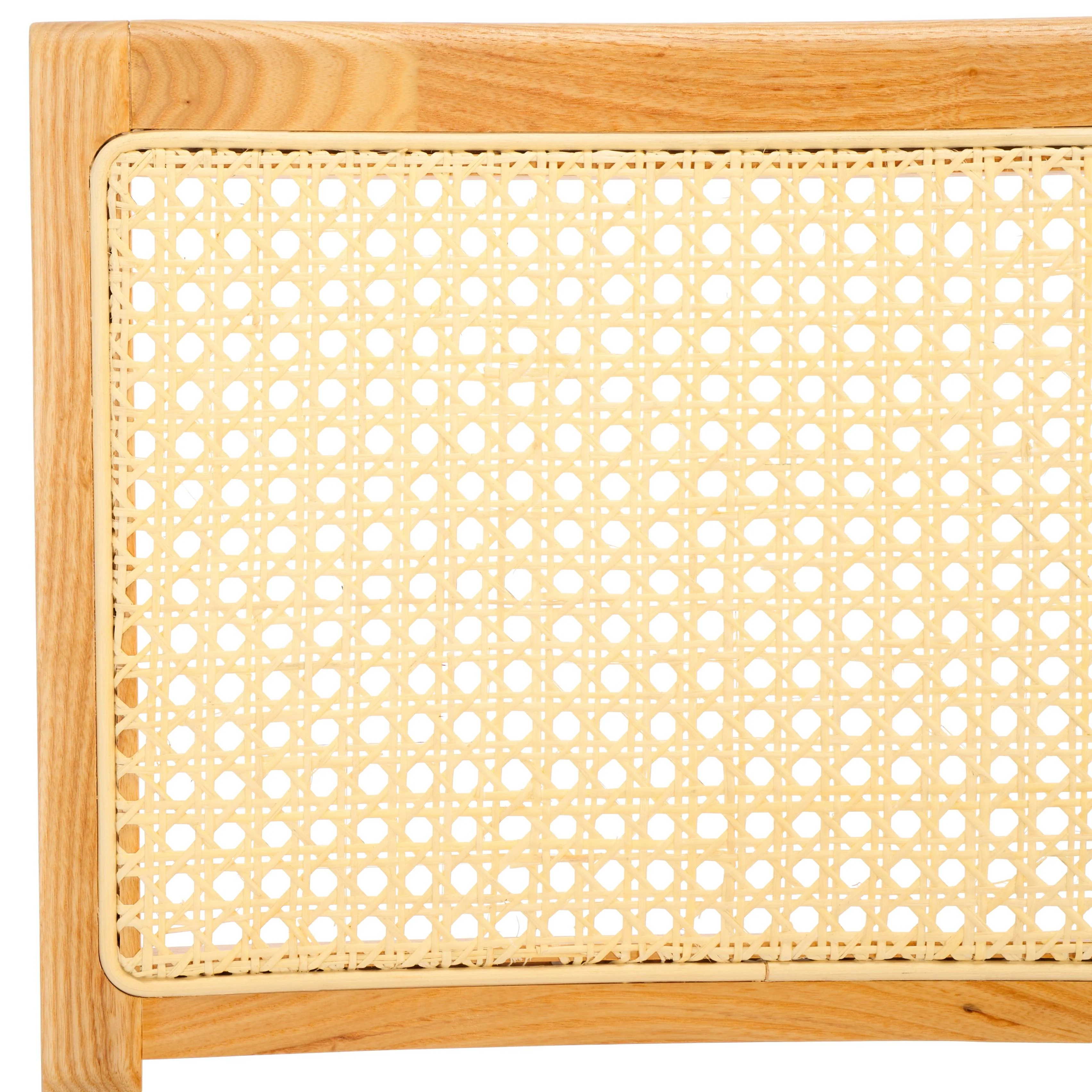 HATTIE FRENCH CANE WOOD SEAT DINING CHAIR - Frankwebs