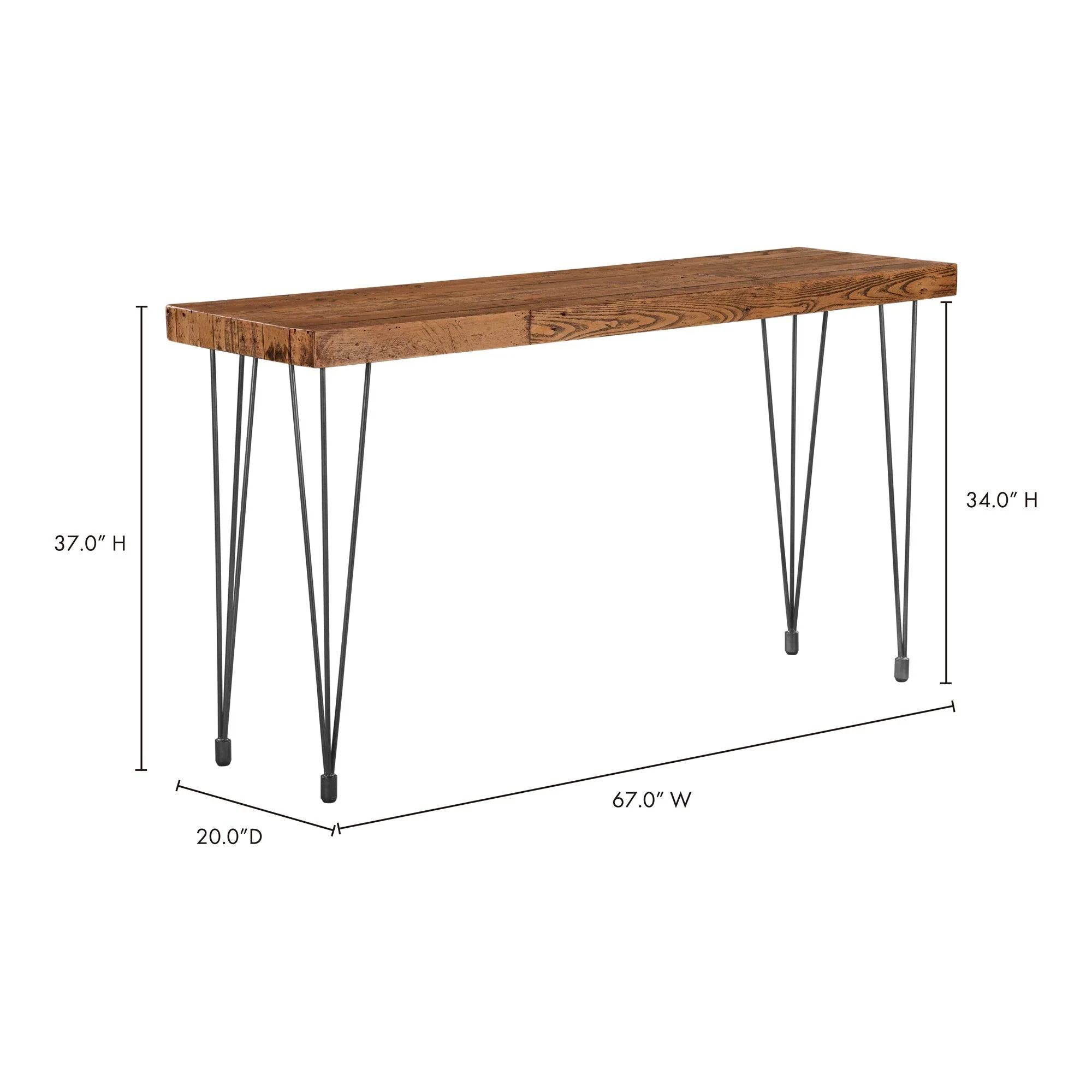 Boneta Console Table Natural - Frankwebs