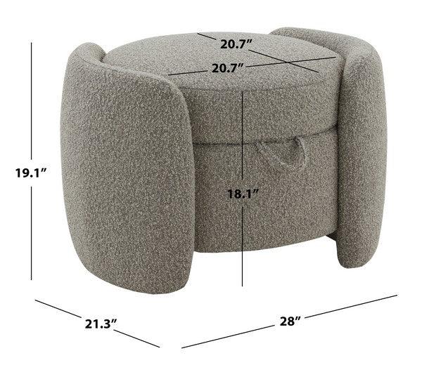 DANIANNA BOUCLE OTTOMAN - Frankwebs