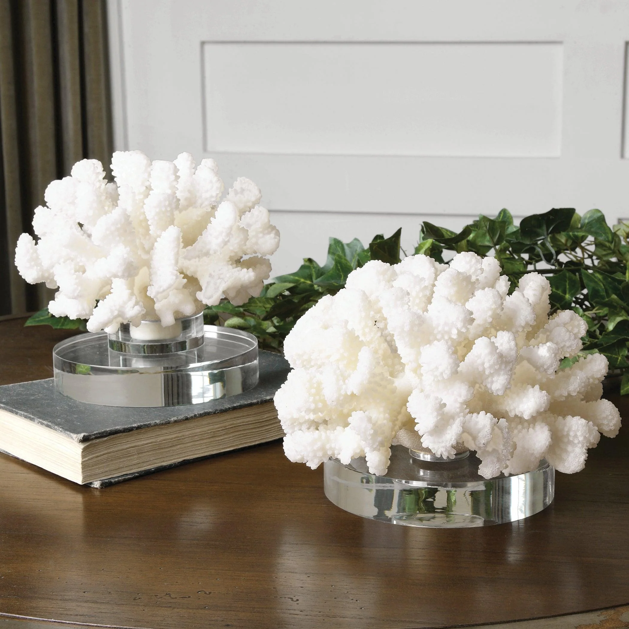 HARD CORAL SCULPTURES, SET OF 2 - Frankwebs