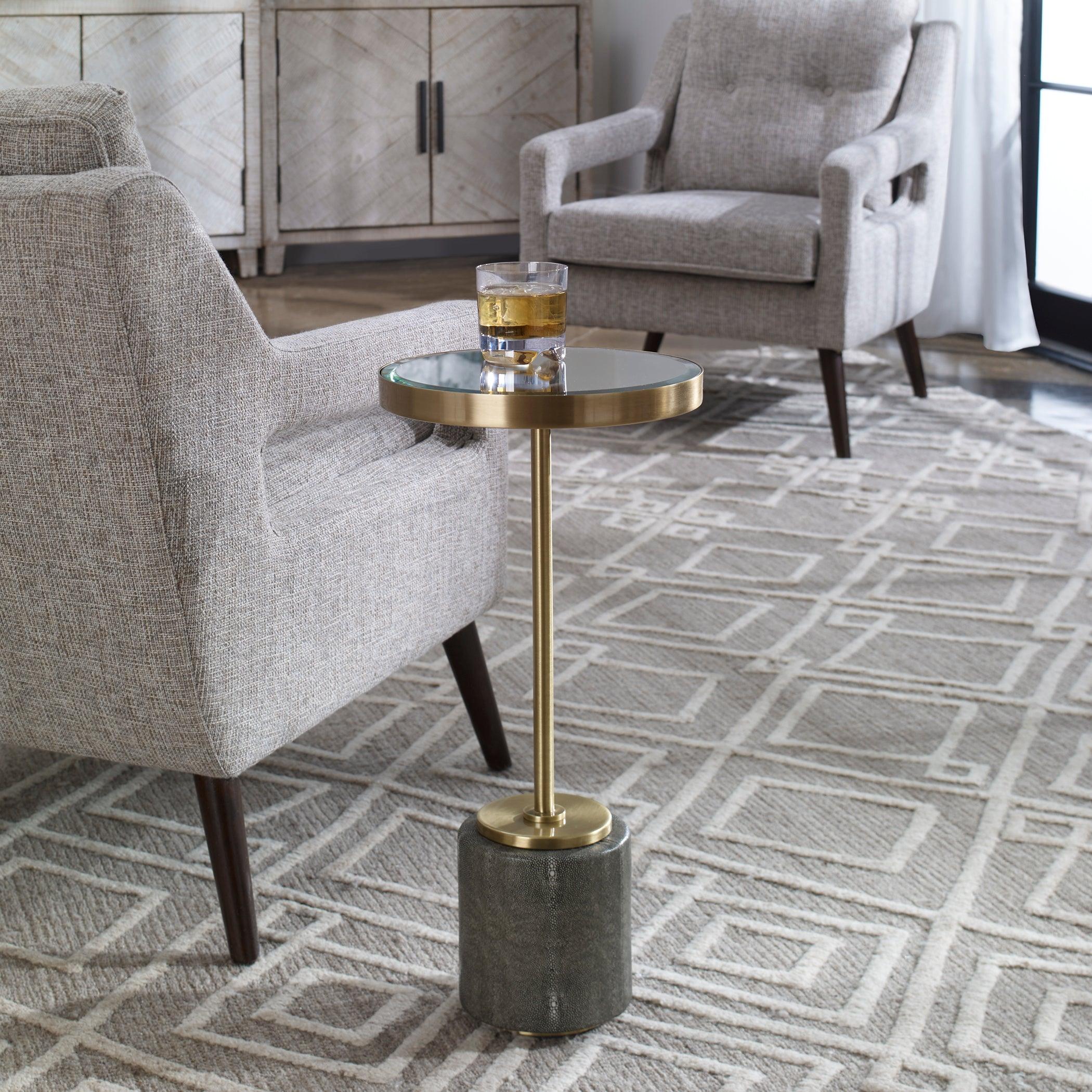 LAURIER MIRRORED ACCENT TABLE - Frankwebs