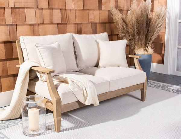 MARTINIQUE WOOD PATIO LOVESEAT - Frankwebs