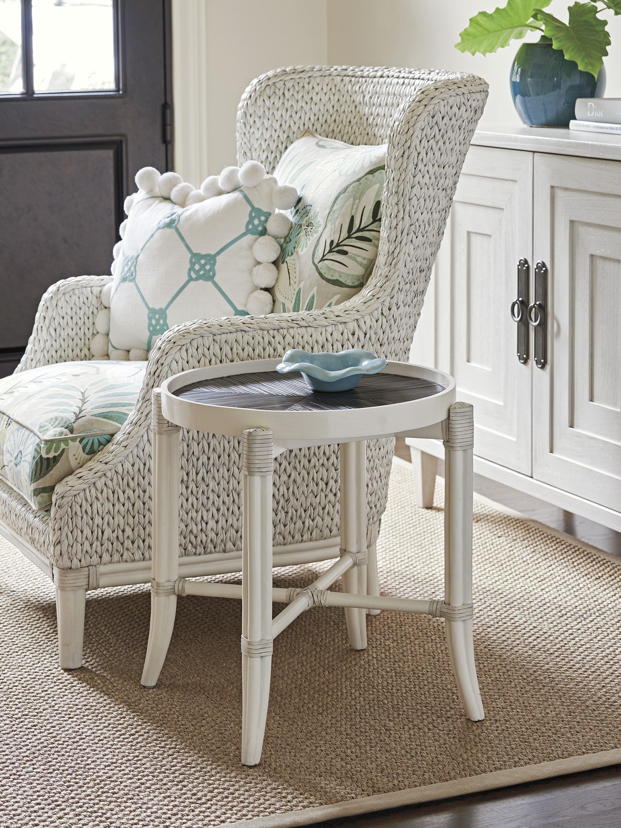 Ocean Breeze Neptune Round End Table - Frankwebs