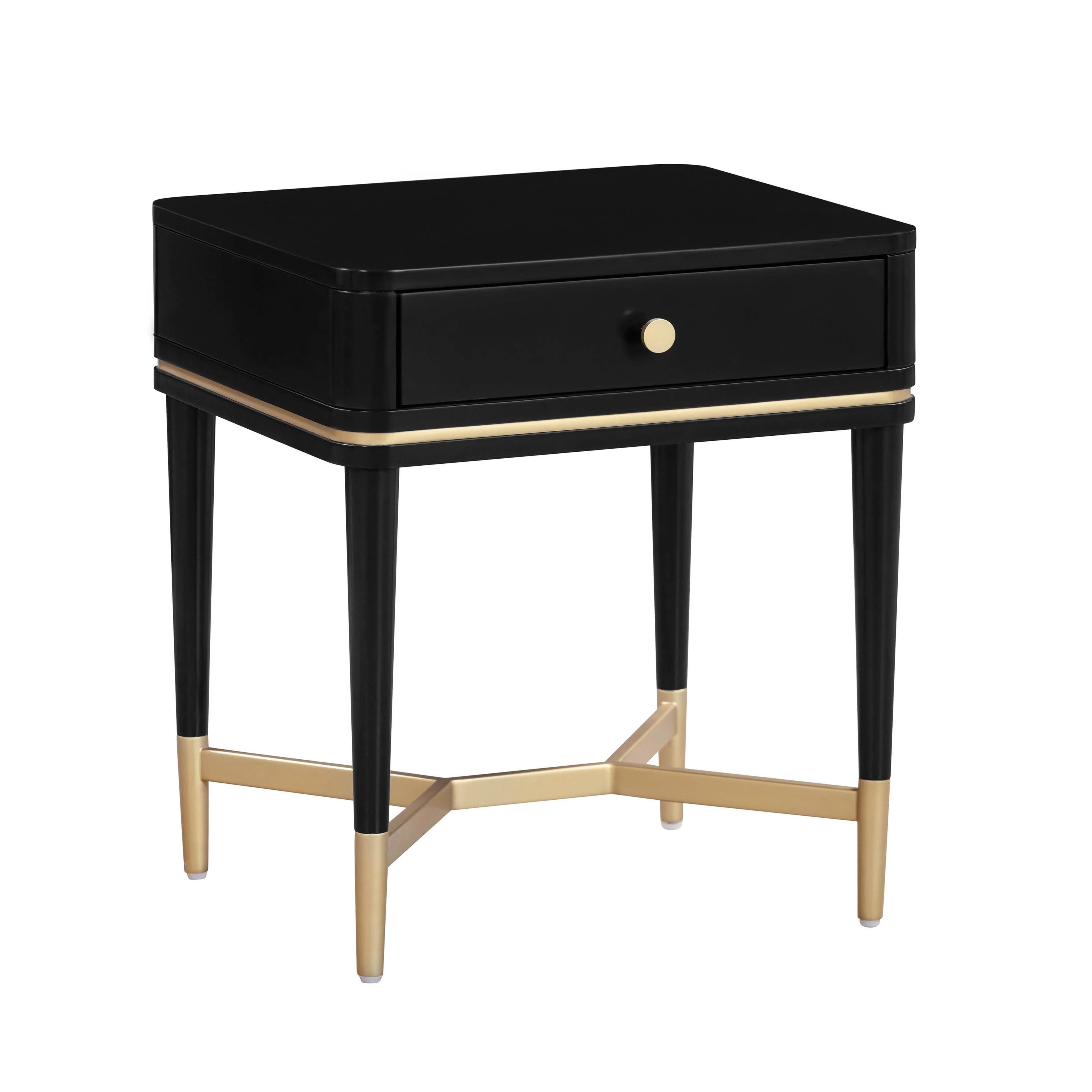 Julieta Black Nightstand - Frankwebs