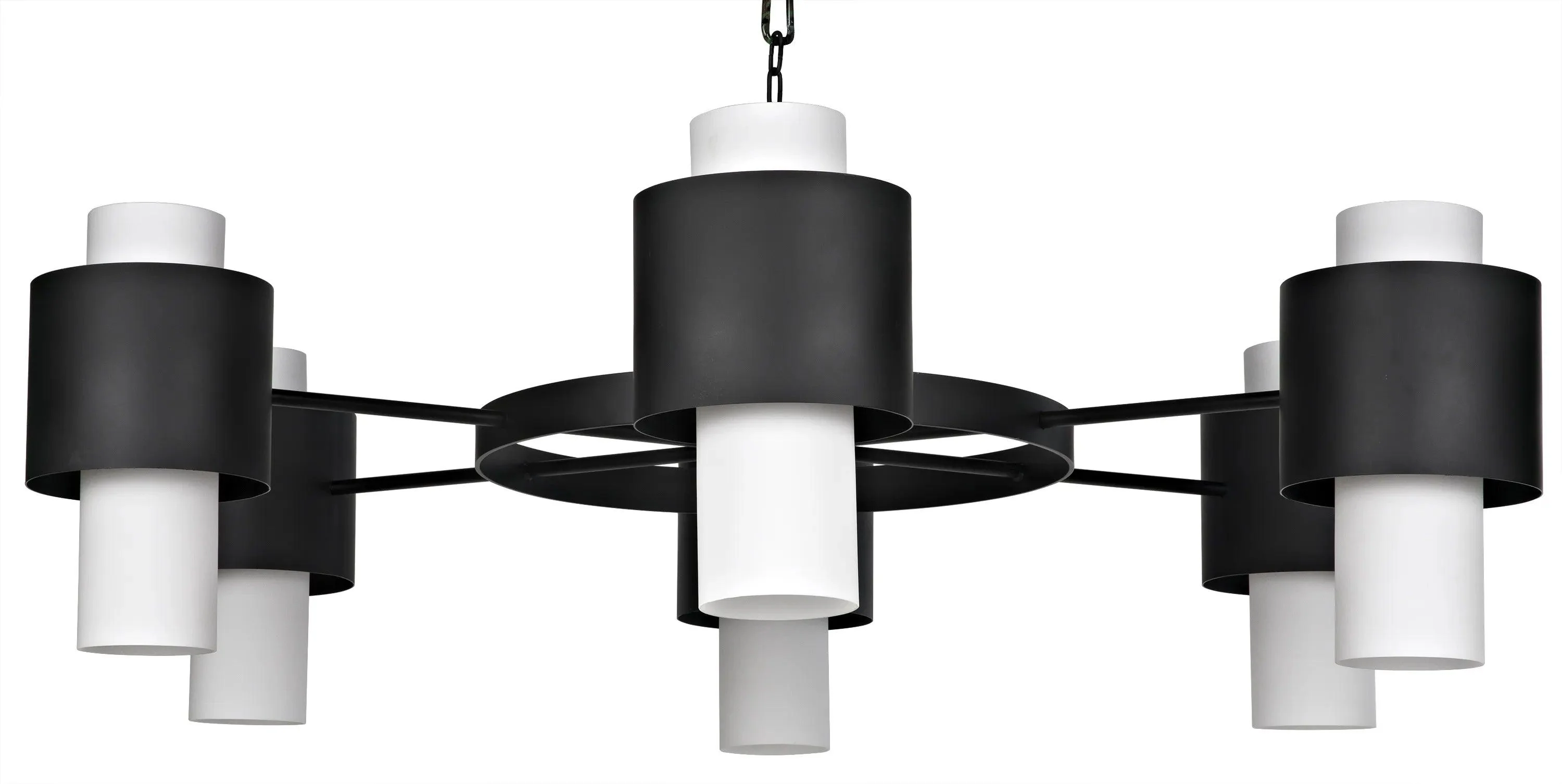 Socrates Chandelier, Steel with Black Finish - Frankwebs