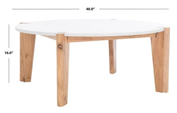 GARCIA MARBLE TOP COFFEE TABLE - Frankwebs