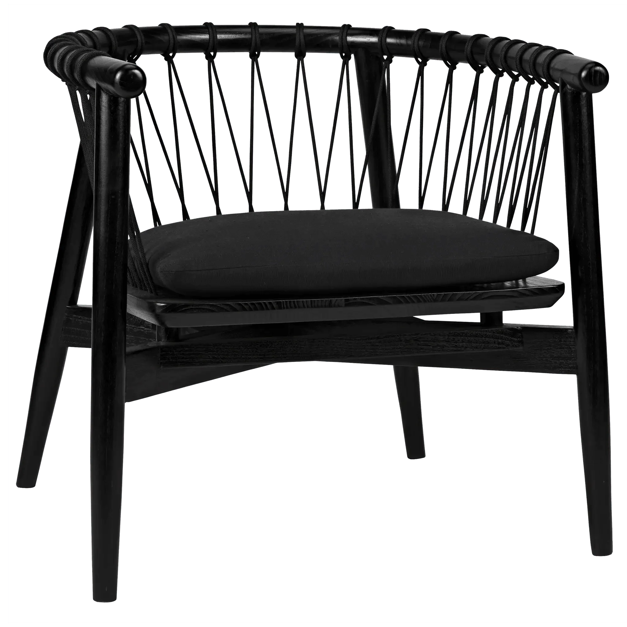 Hector Chair, Charcoal Black - Frankwebs