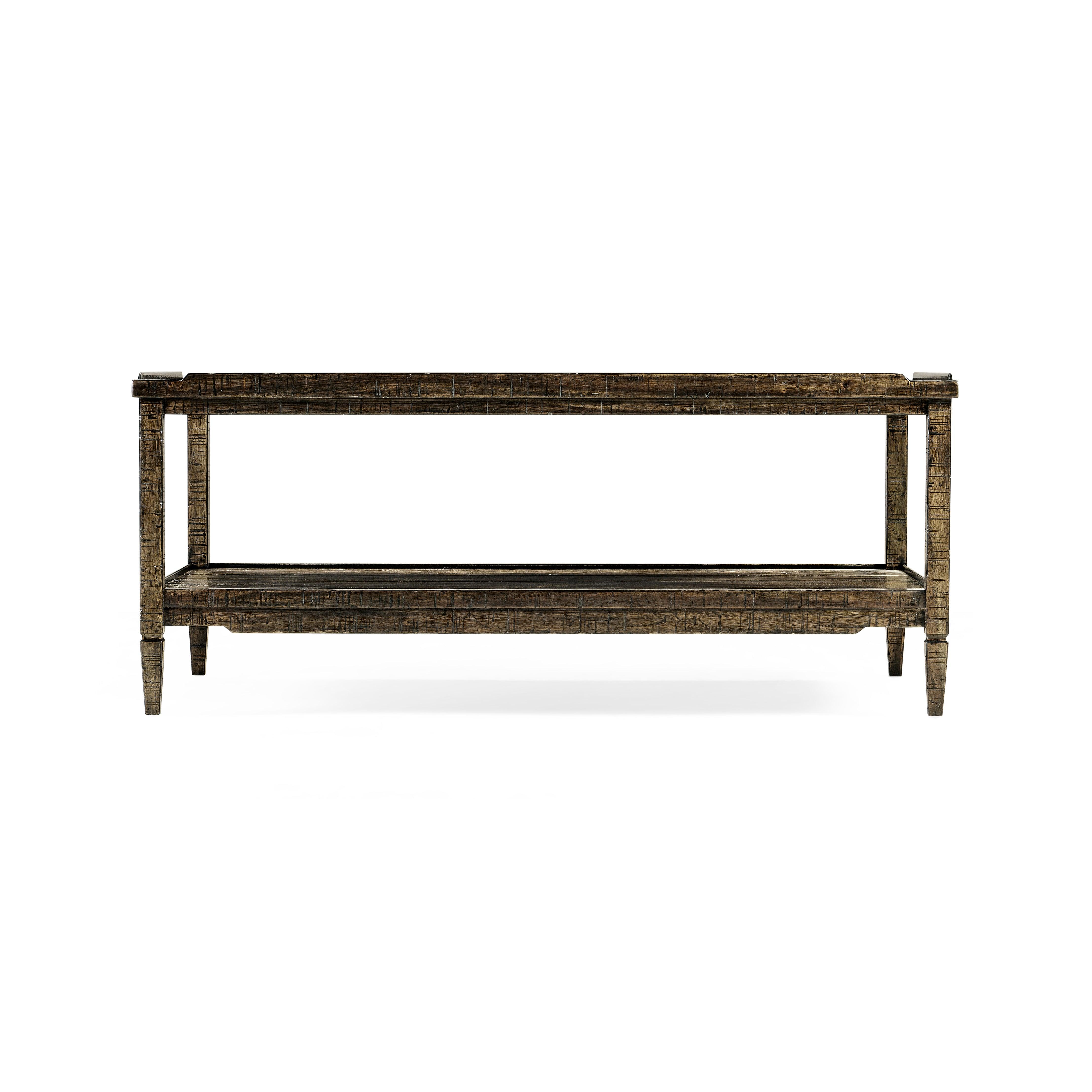 Casual Accents Dark Driftwood Cocktail Table - Frankwebs