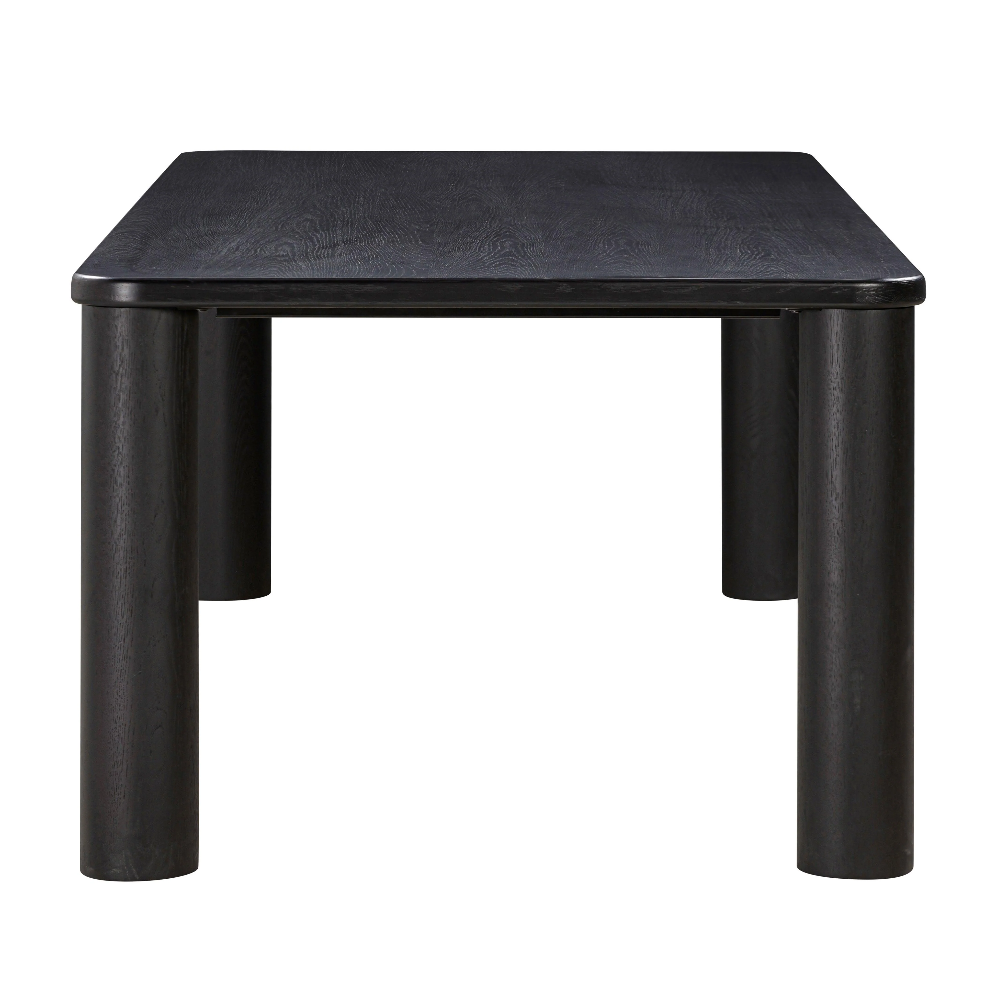 Akola Black Oak Rectangular Dining Table - Frankwebs