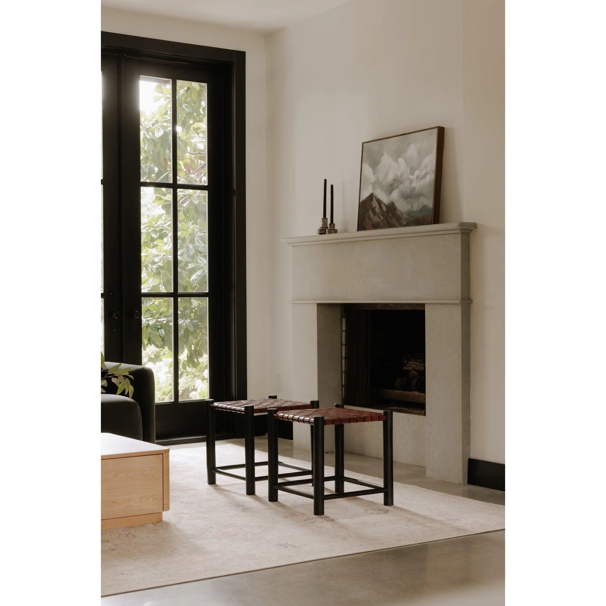 Selby Stool Burgundy - Frankwebs