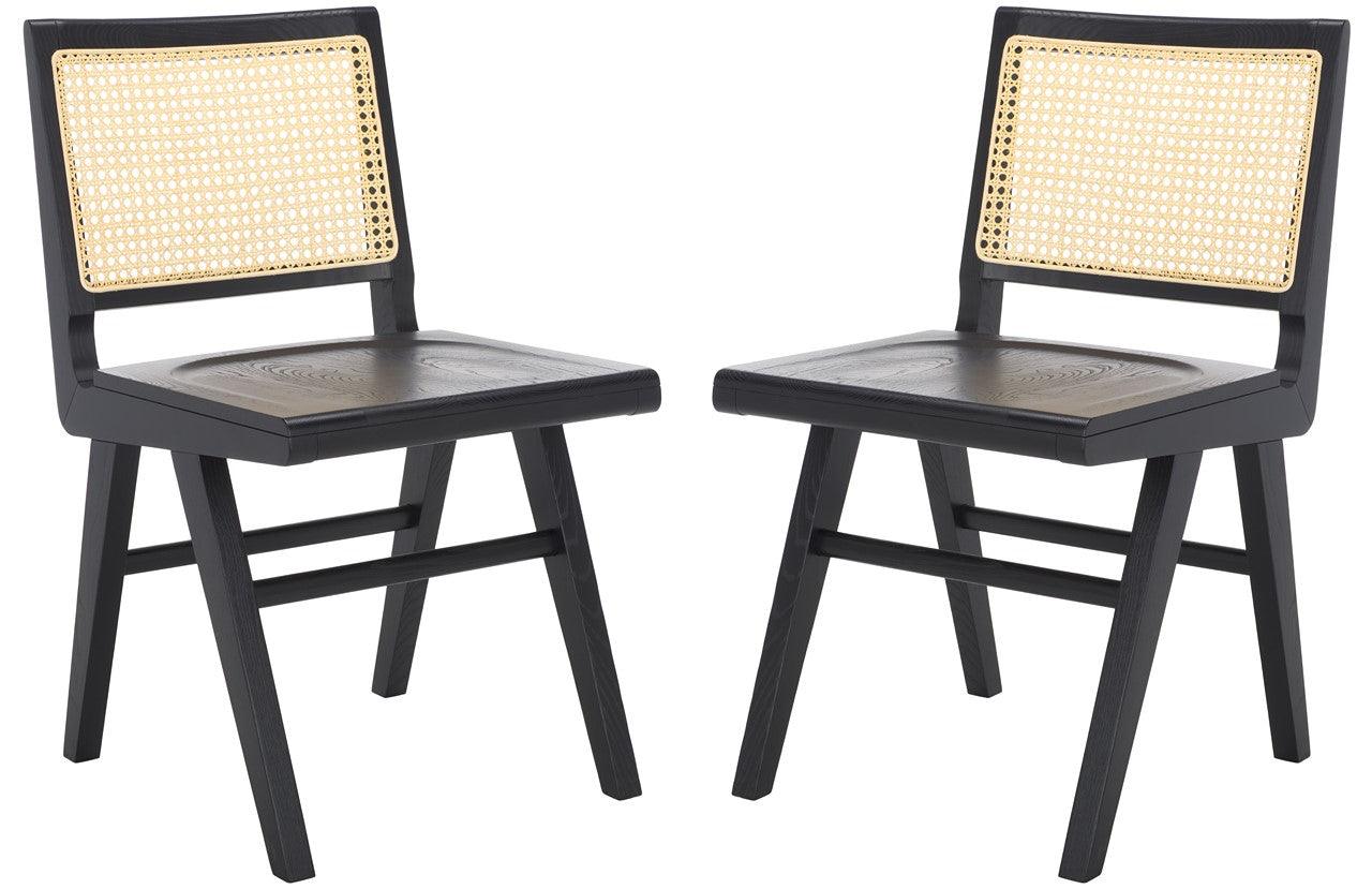 HATTIE FRENCH CANE WOOD SEAT DINING CHAIR - Frankwebs