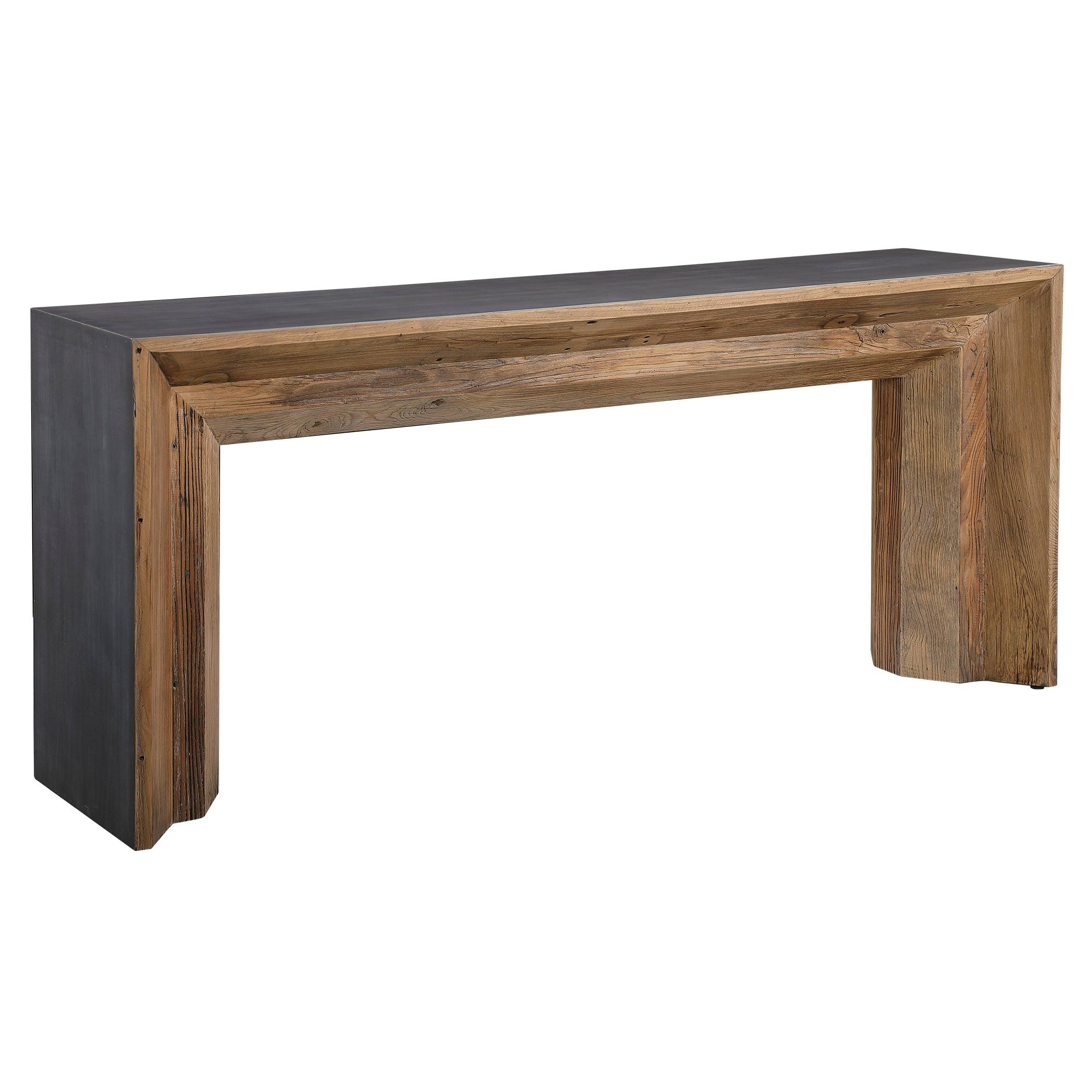 VAIL RECLAIMED WOOD CONSOLE TABLE - Frankwebs