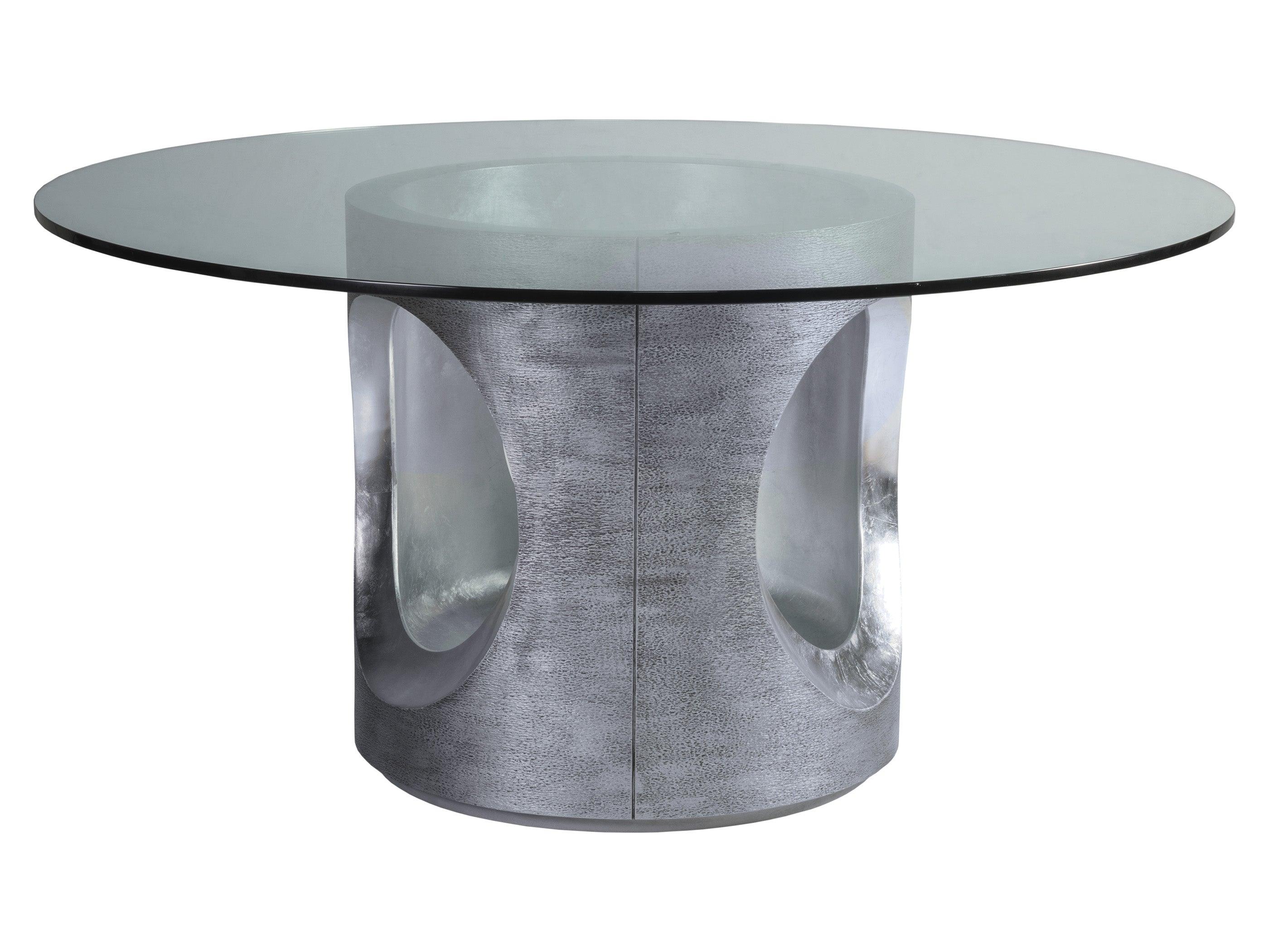 Signature Designs Circa Round Dining Table With Glass Top - Frankwebs