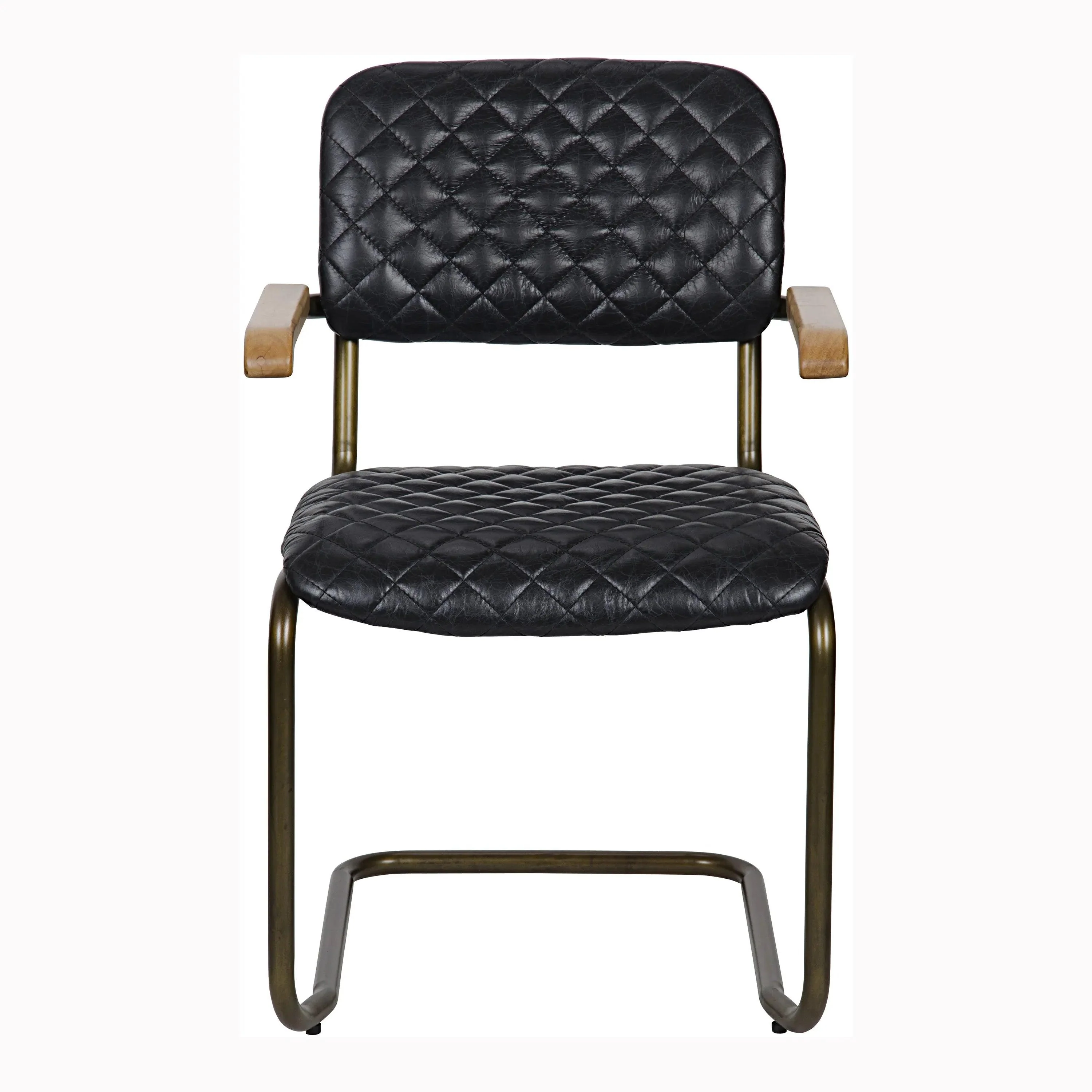 0045 Arm Chair, Vintage Black Leather - Frankwebs