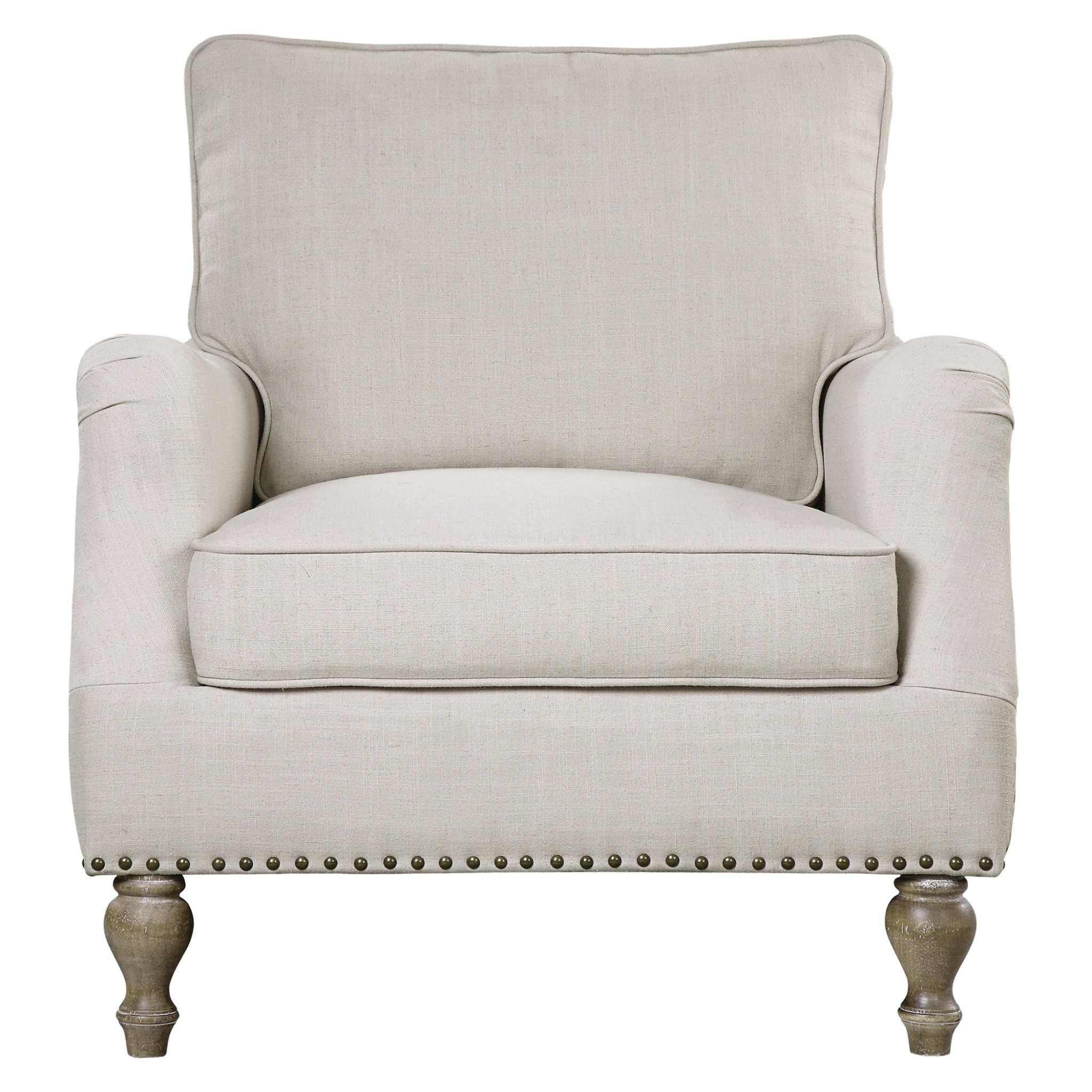 Armstead Antique White Armchair - Frankwebs