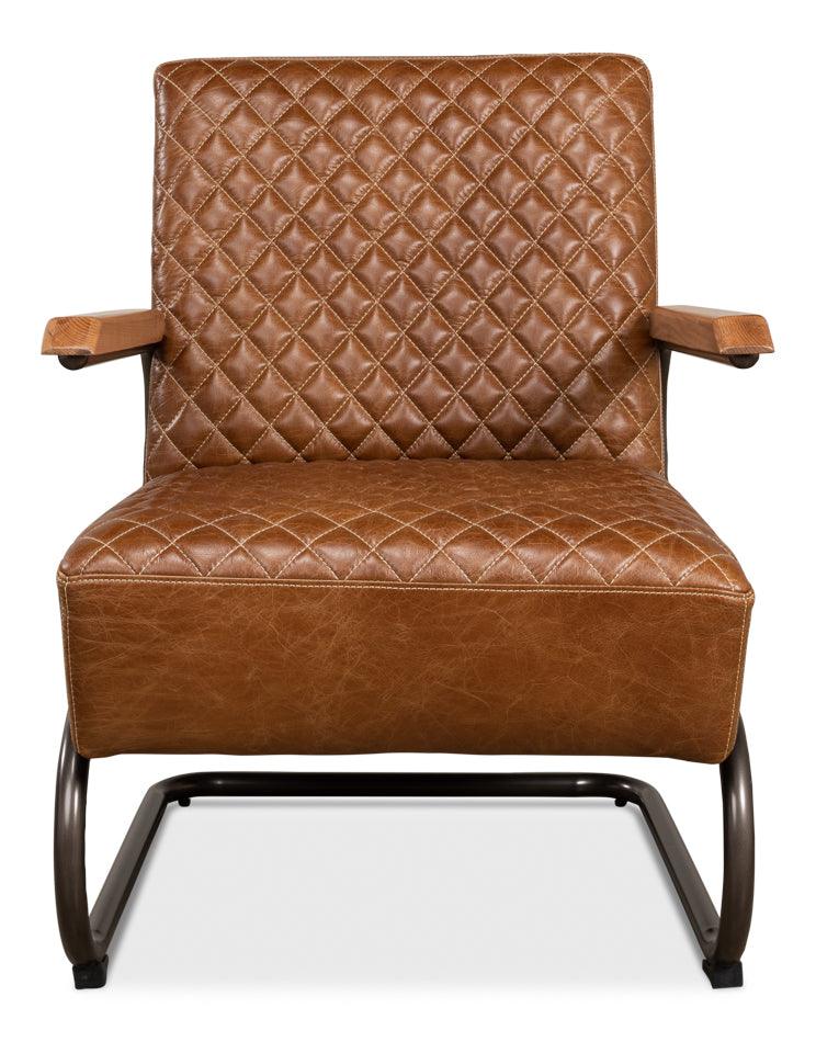 Beverly Hills Chair - Cuba Brown Leather - Frankwebs