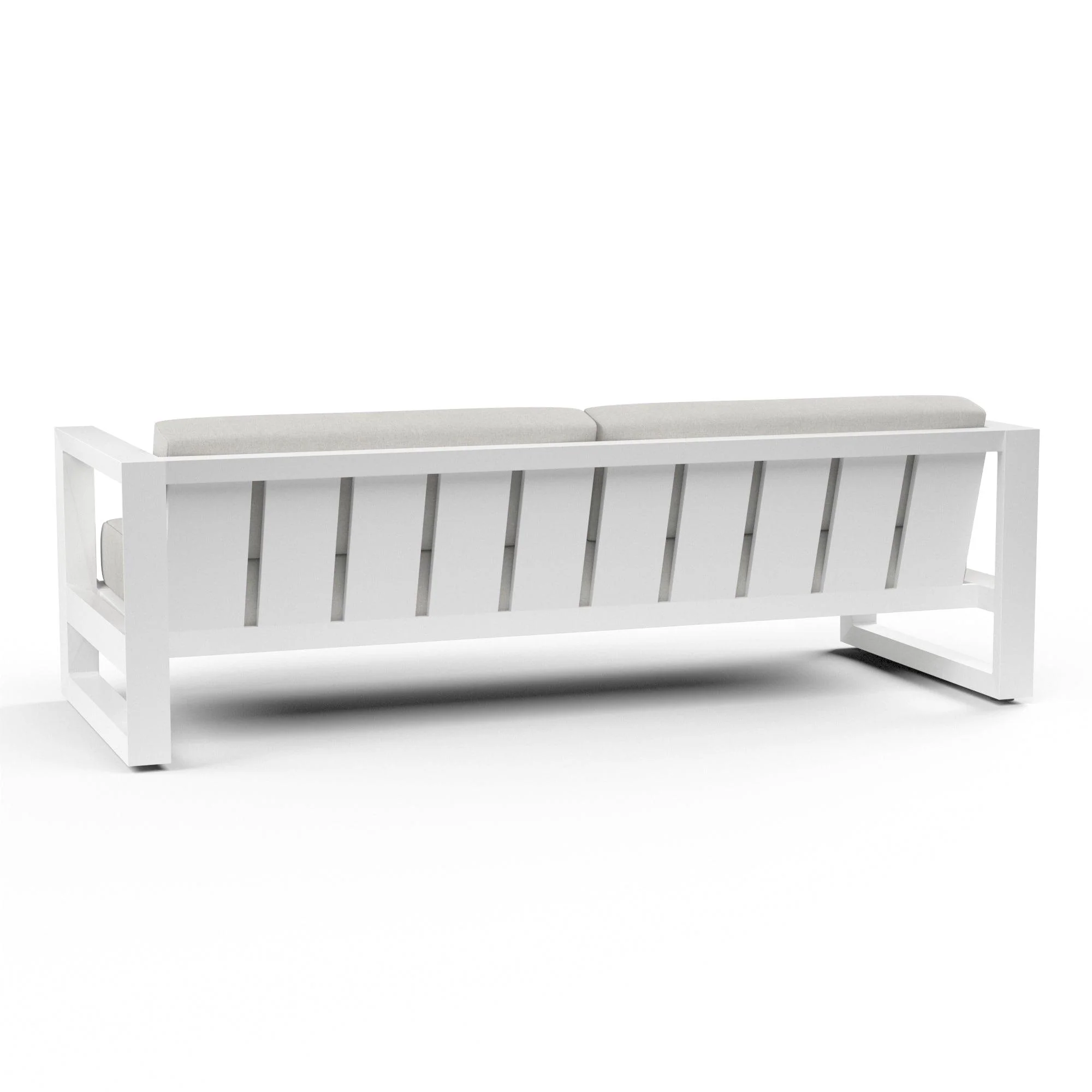 Newport Sofa in Cast Silver, No Welt - Frankwebs