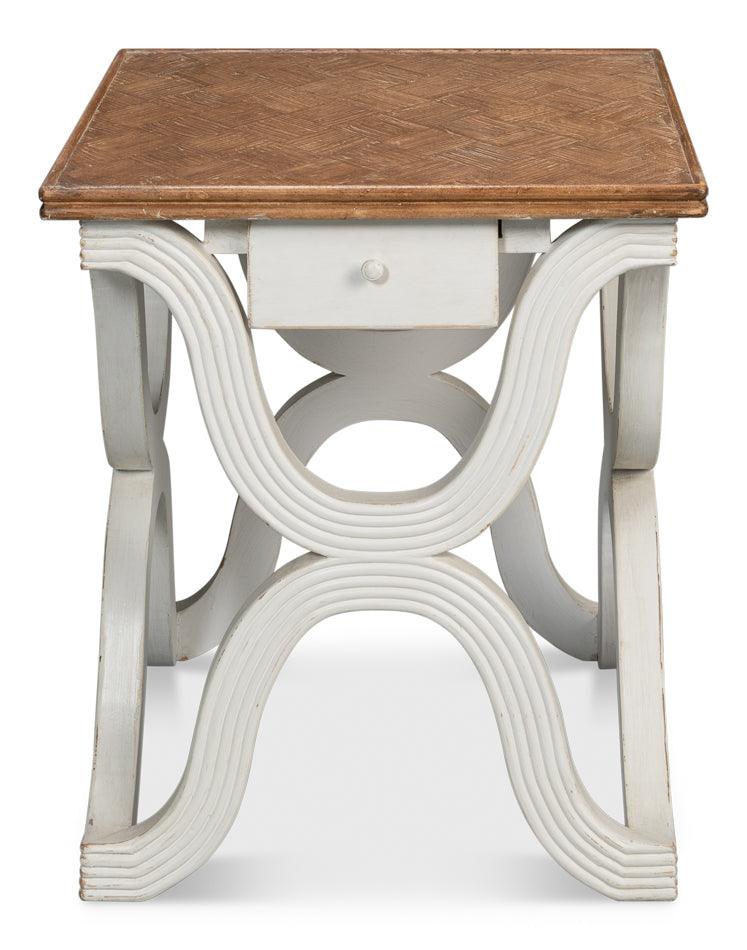 Wavy Side Table - Antique White - Frankwebs