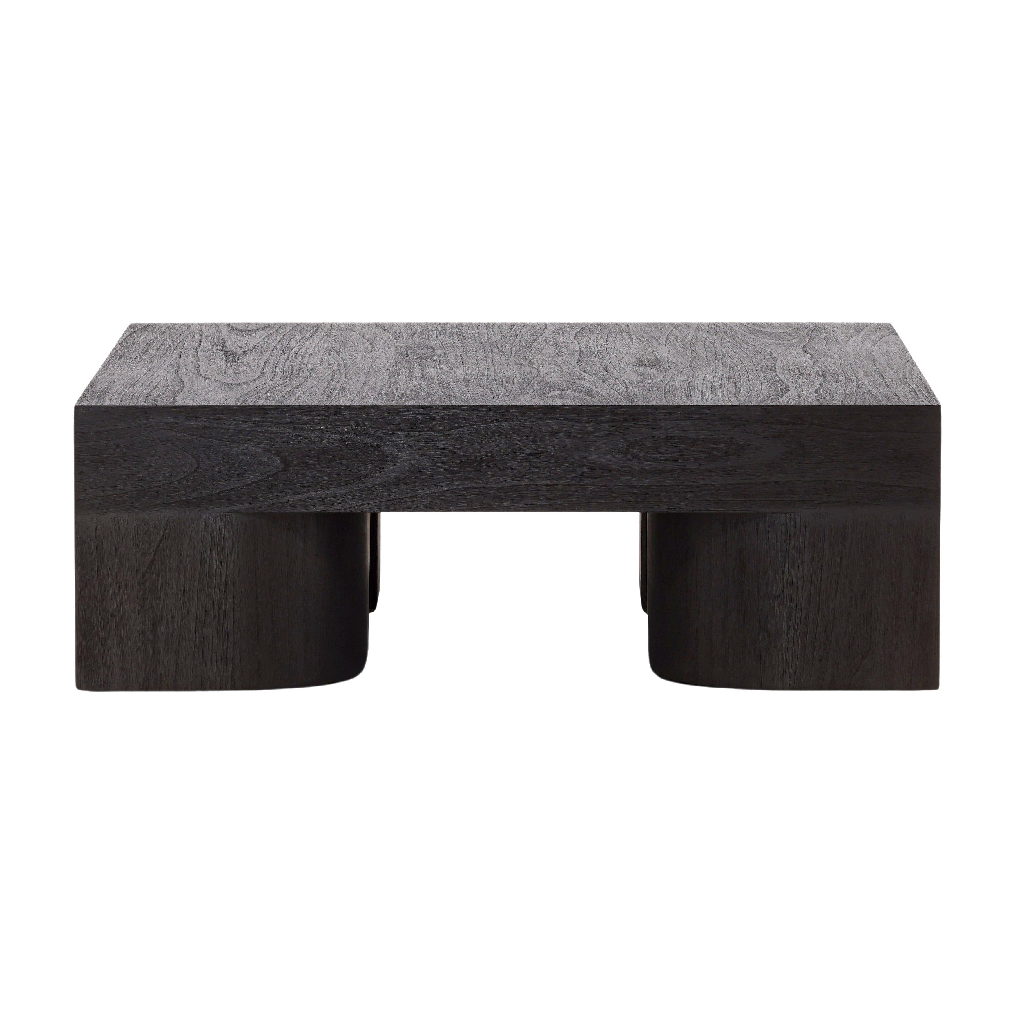 Junaid Coffee Table Dark Brown - Frankwebs